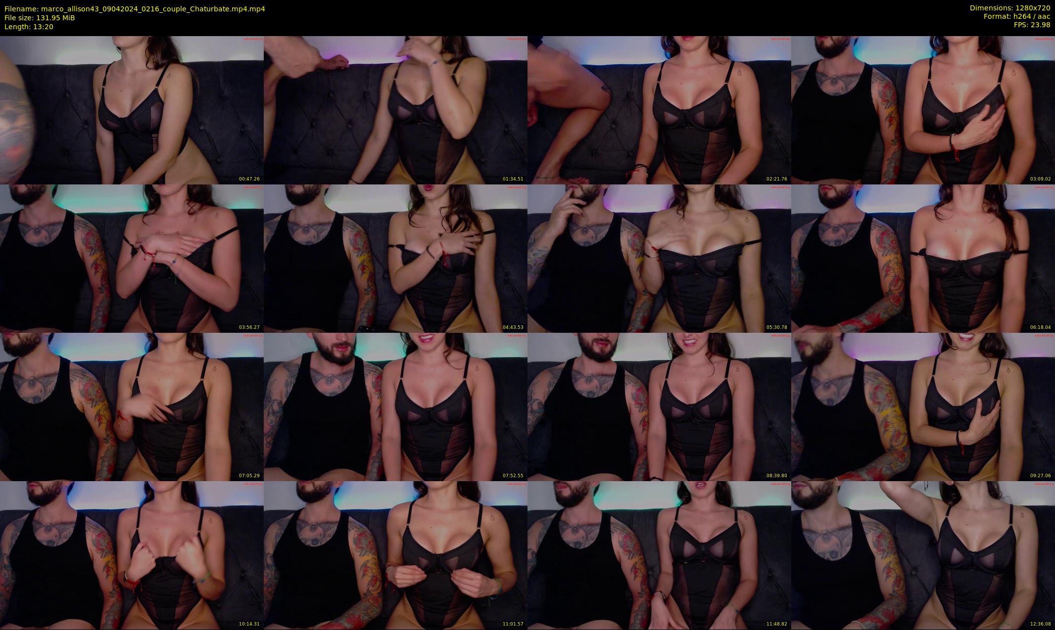 marco_allison43 — 14 minute Chaturbate couple cam show recording, 720p, Apr 9, 2024