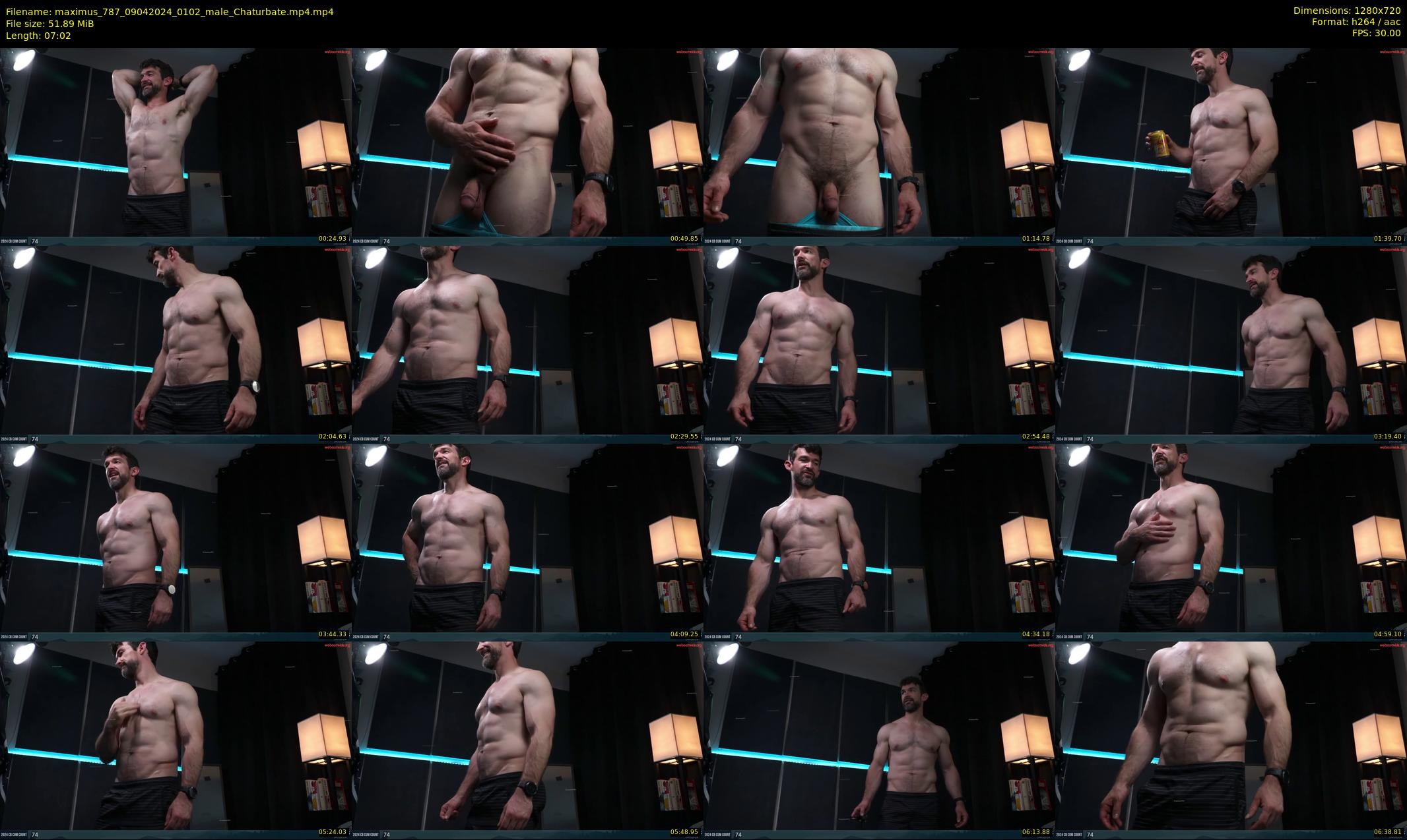 maximus_787 — 8 minute Chaturbate male cam show recording, 720p, Apr 9, 2024