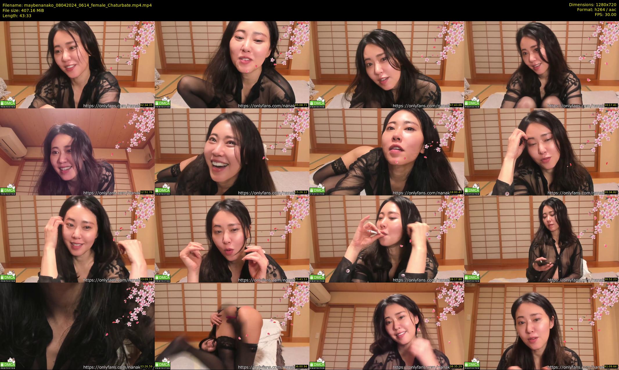 maybenanako — 44 minute Chaturbate female cam show recording, 720p, Apr 8, 2024