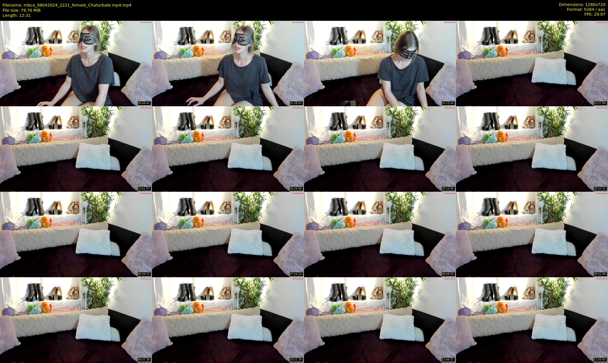mbca — 13 minute Chaturbate couple cam show recording, 720p, Apr 8, 2024