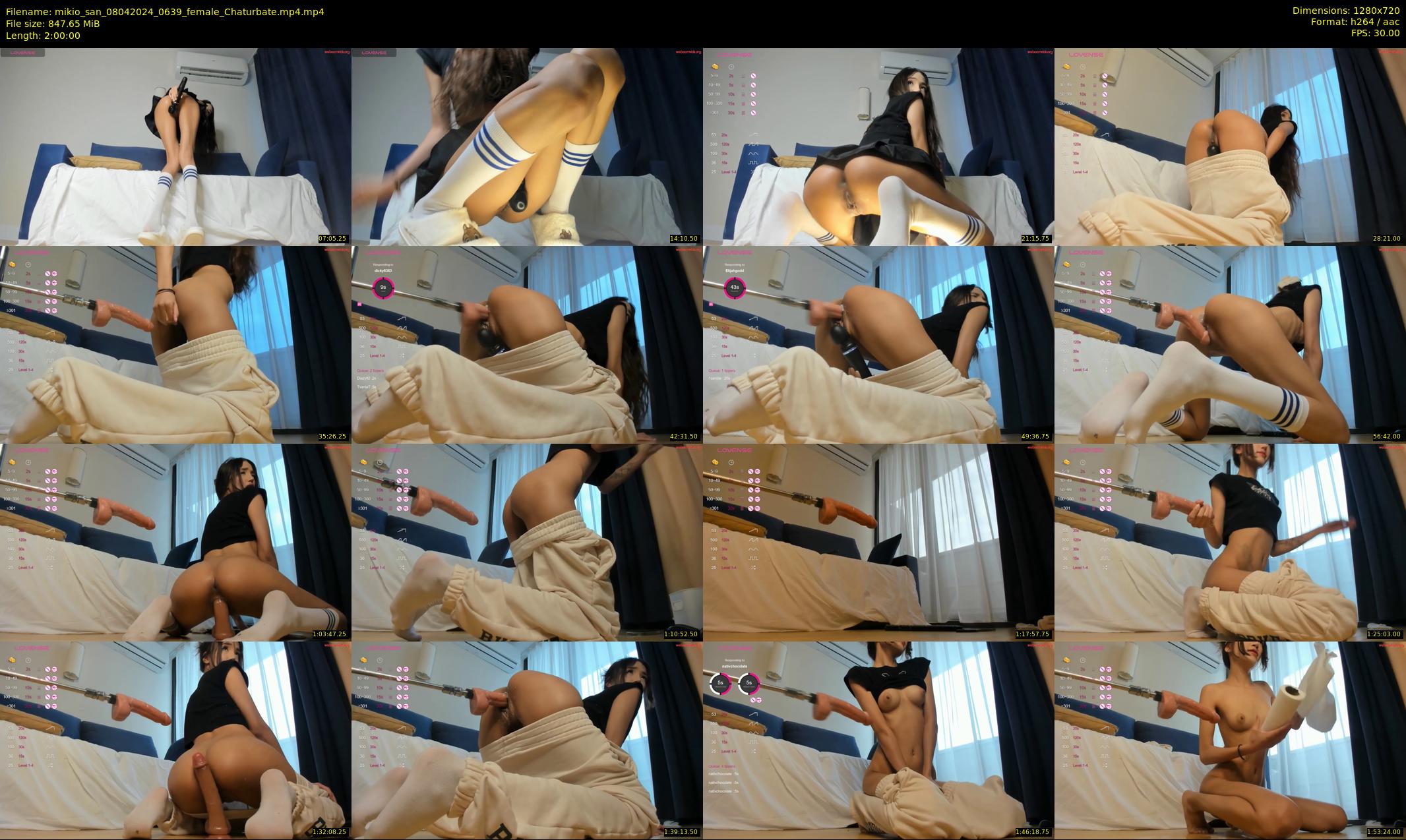 mikio_san — 120 minute Chaturbate female cam show recording, 720p, Apr 8, 2024