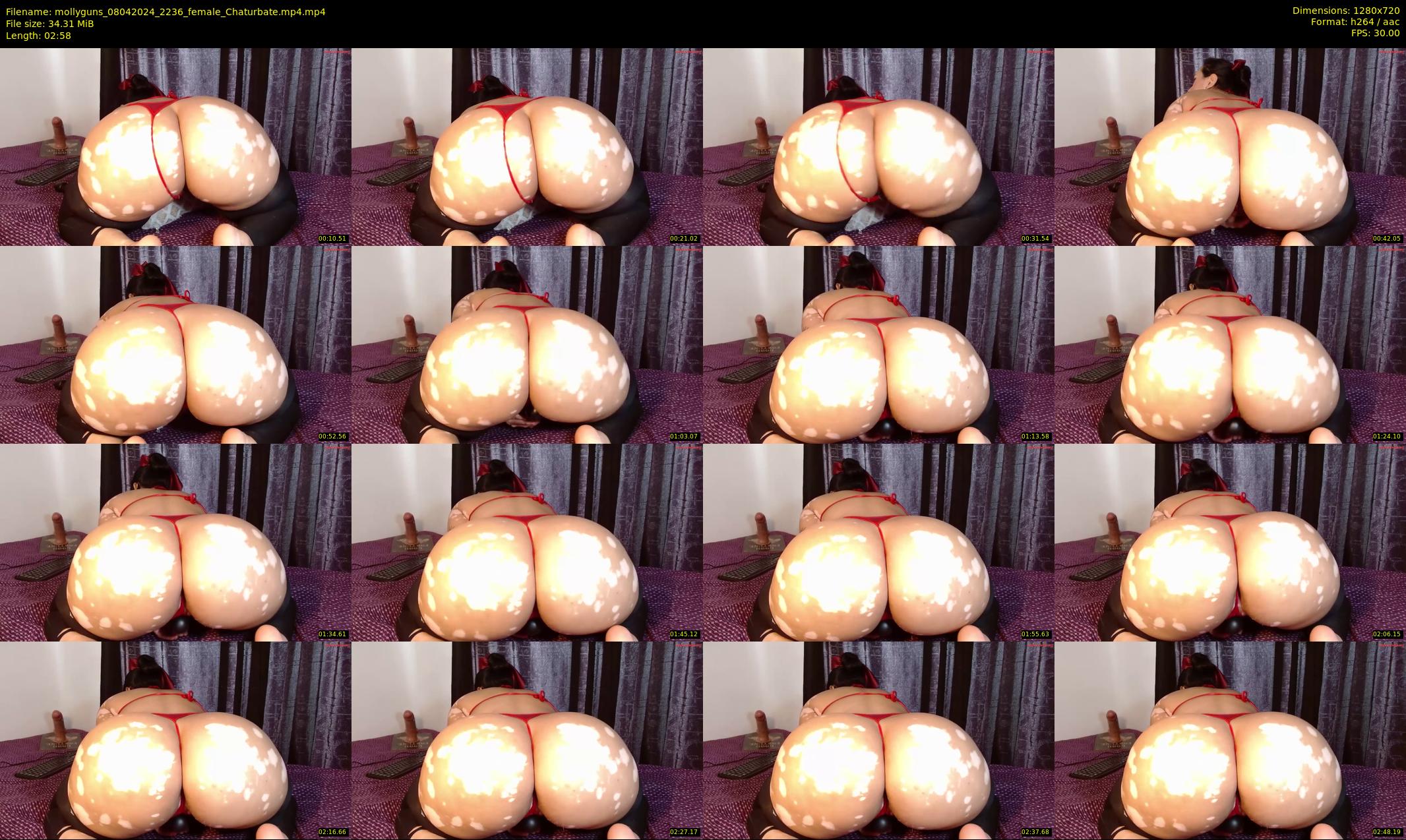 mollyguns — 3 minute Chaturbate female cam show recording, 720p, Apr 8, 2024
