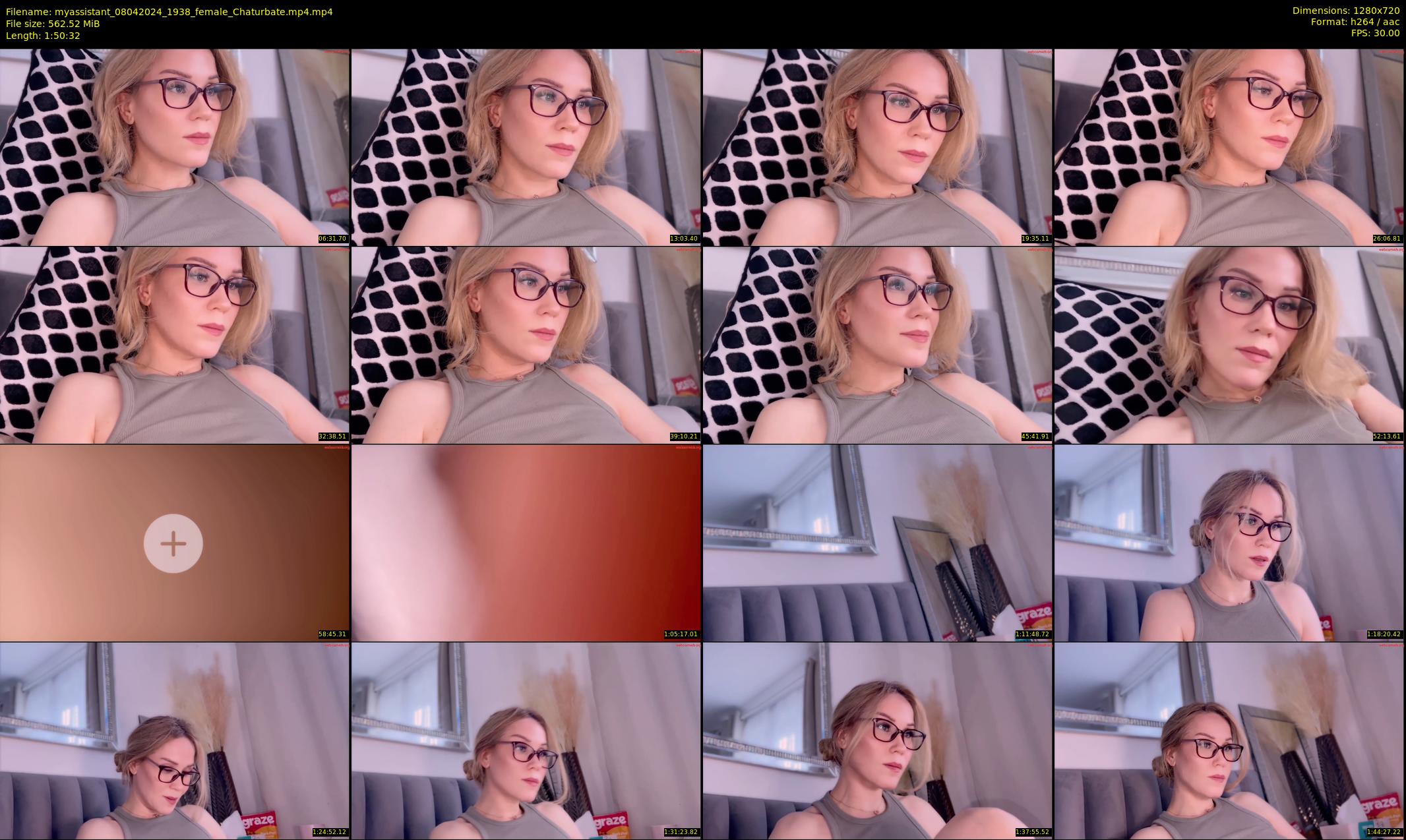 myassistant — 111 minute Chaturbate female cam show recording, 720p, Apr 8, 2024
