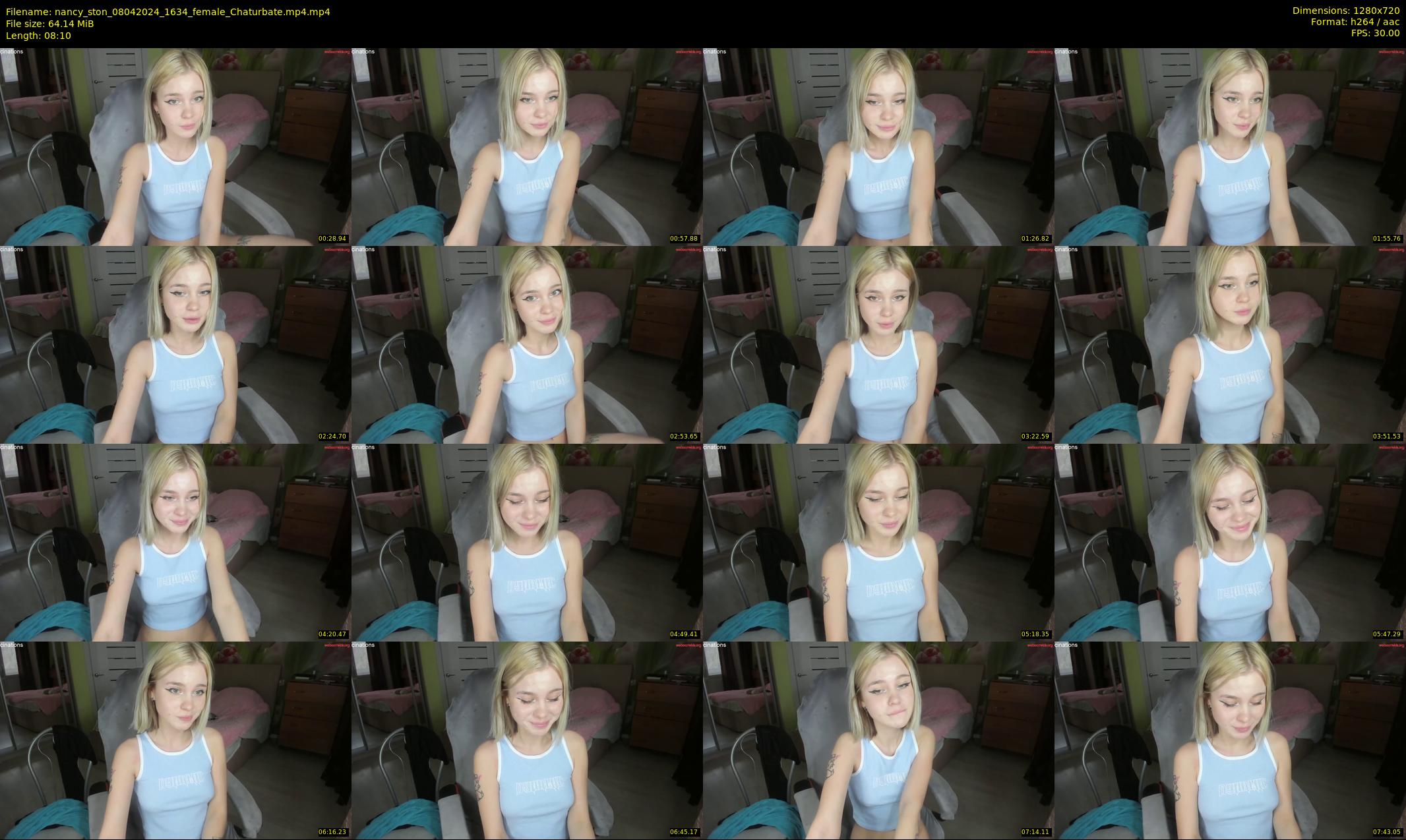 nancy_ston — 9 minute Chaturbate female cam show recording, 720p, Apr 8, 2024