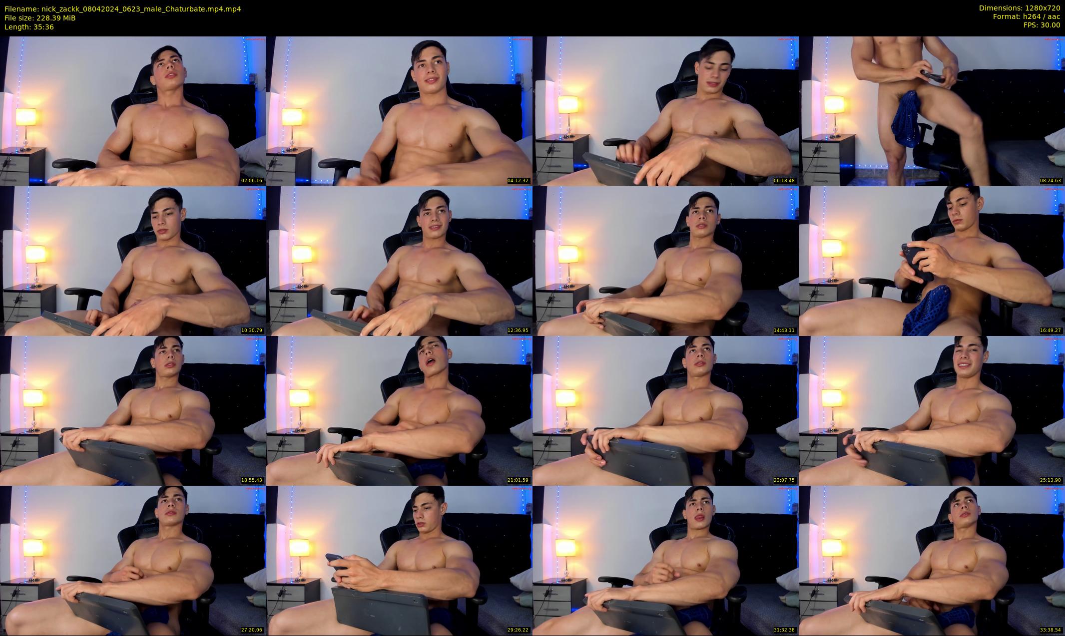 nick_zackk — 36 minute Chaturbate male cam show recording, 720p, Apr 8, 2024