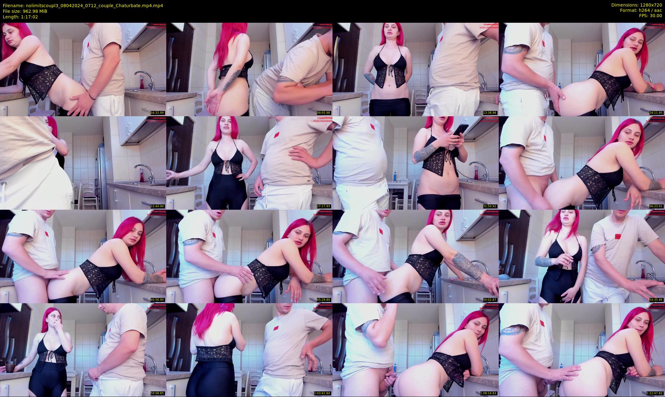 nolimitscoupl3 — 78 minute Chaturbate couple cam show recording, 720p, Apr 8, 2024
