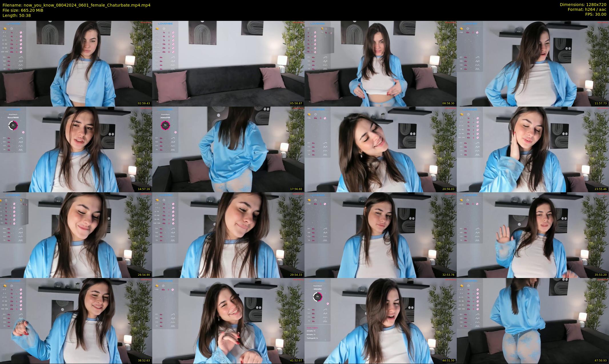 now_you_know — 51 minute Chaturbate female cam show recording, 720p, Apr 8, 2024