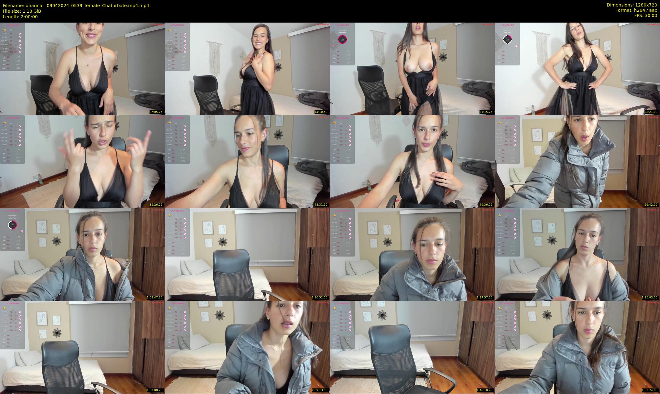 ohanna_ — 120 minute Chaturbate female cam show recording, 720p, Apr 9, 2024