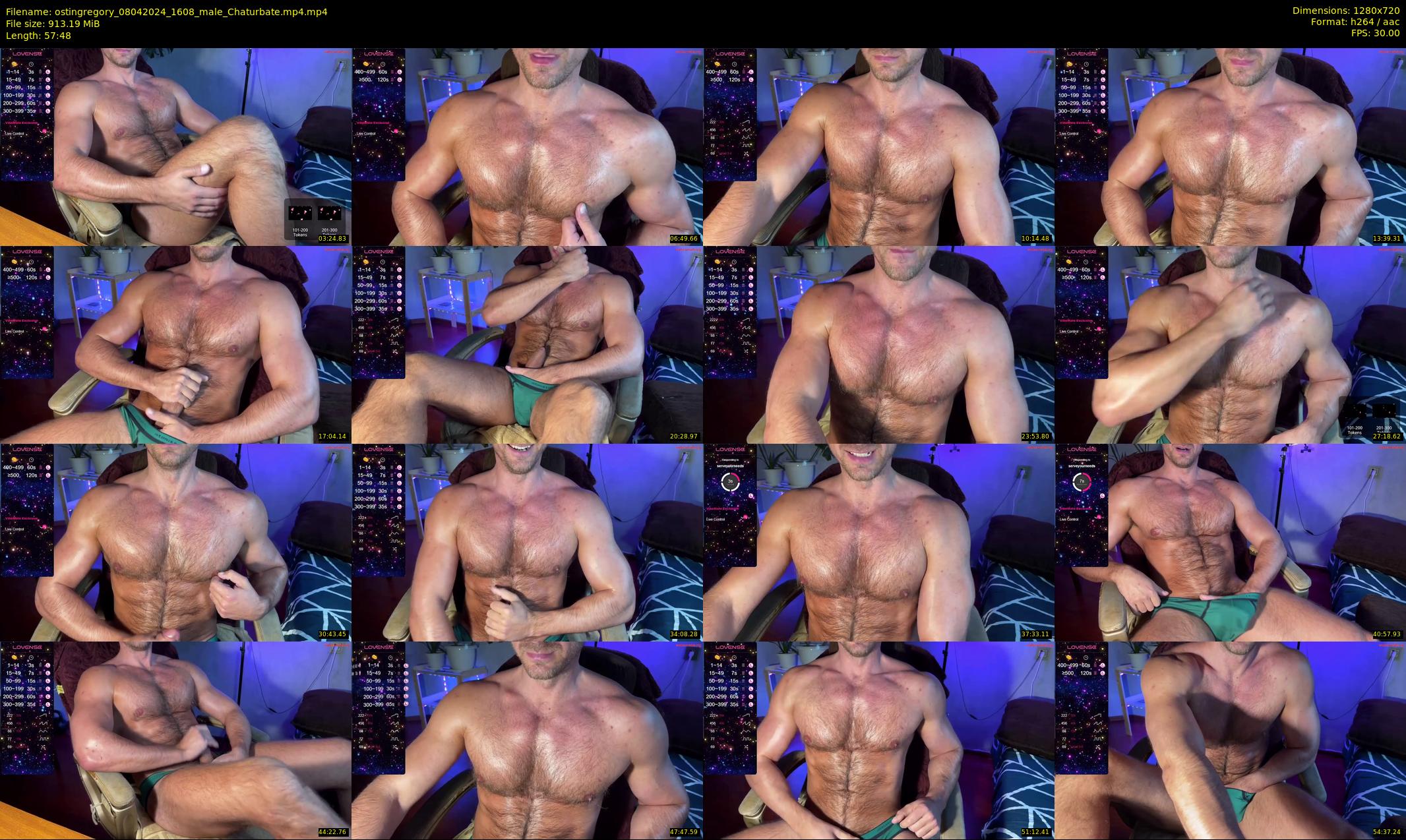 ostingregory — 58 minute Chaturbate male cam show recording, 720p, Apr 8, 2024
