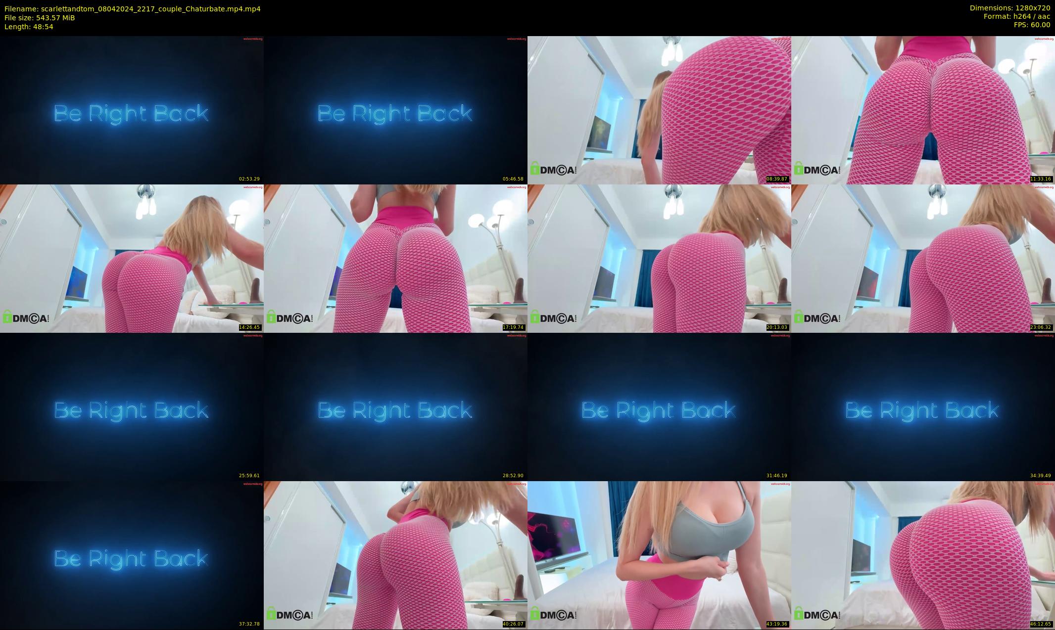 scarlettandtom — 49 minute Chaturbate couple cam show recording, 720p, Apr 8, 2024