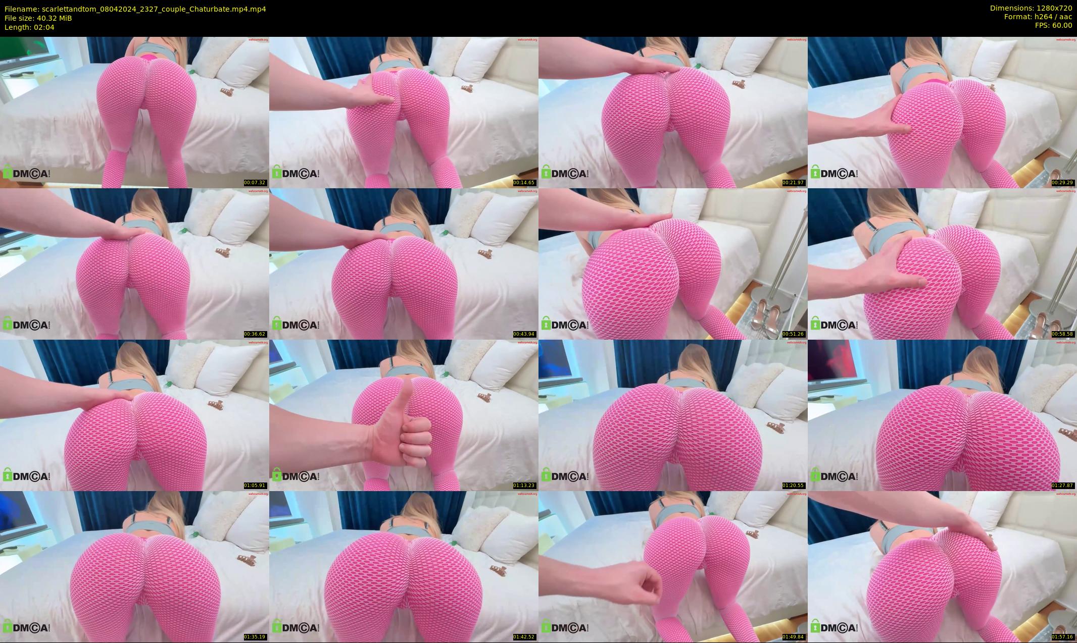 scarlettandtom — 3 minute Chaturbate couple cam show recording, 720p, Apr 8, 2024