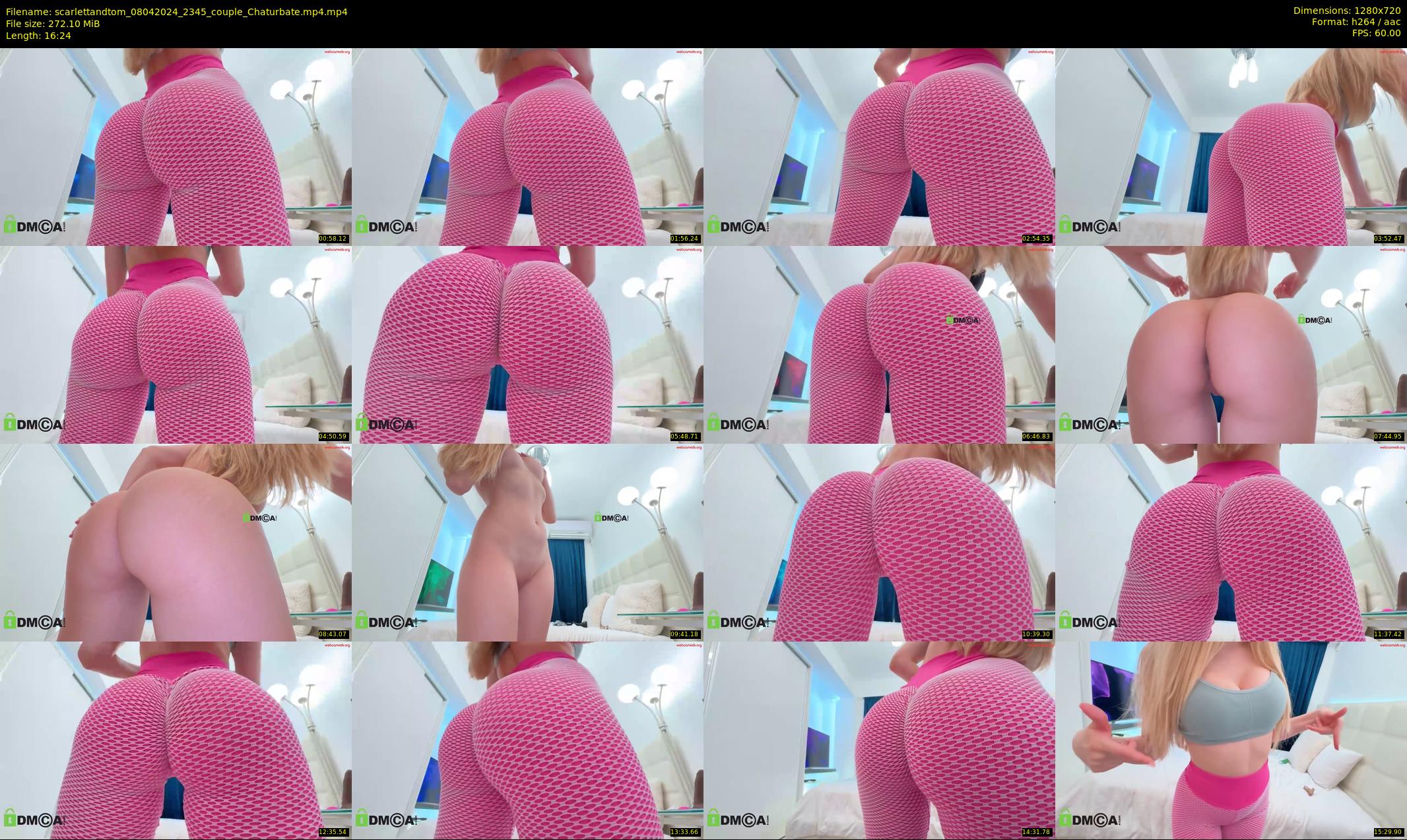 scarlettandtom — 17 minute Chaturbate couple cam show recording, 720p, Apr 8, 2024