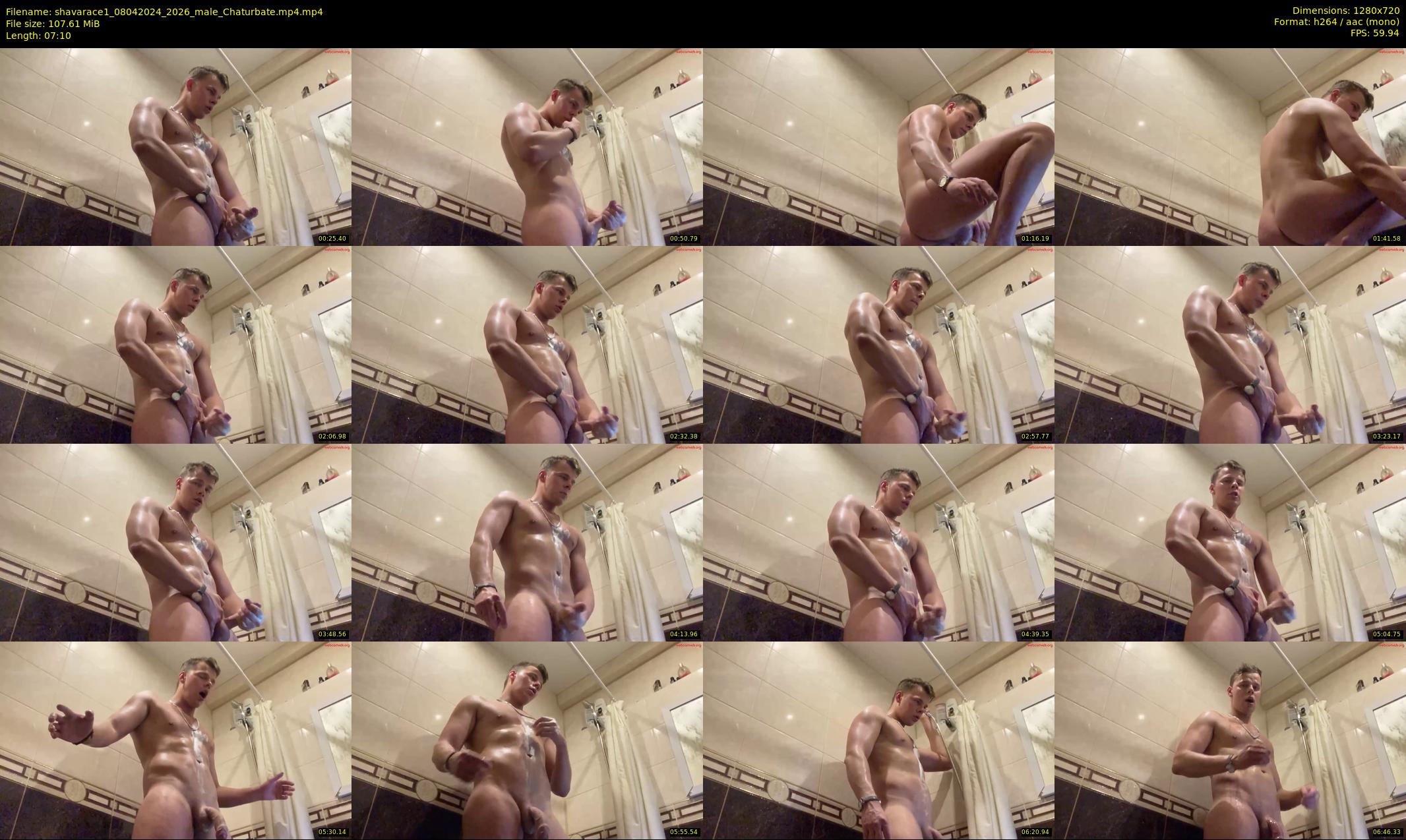 shavarace1 — 8 minute Chaturbate male cam show recording, 720p, Apr 8, 2024