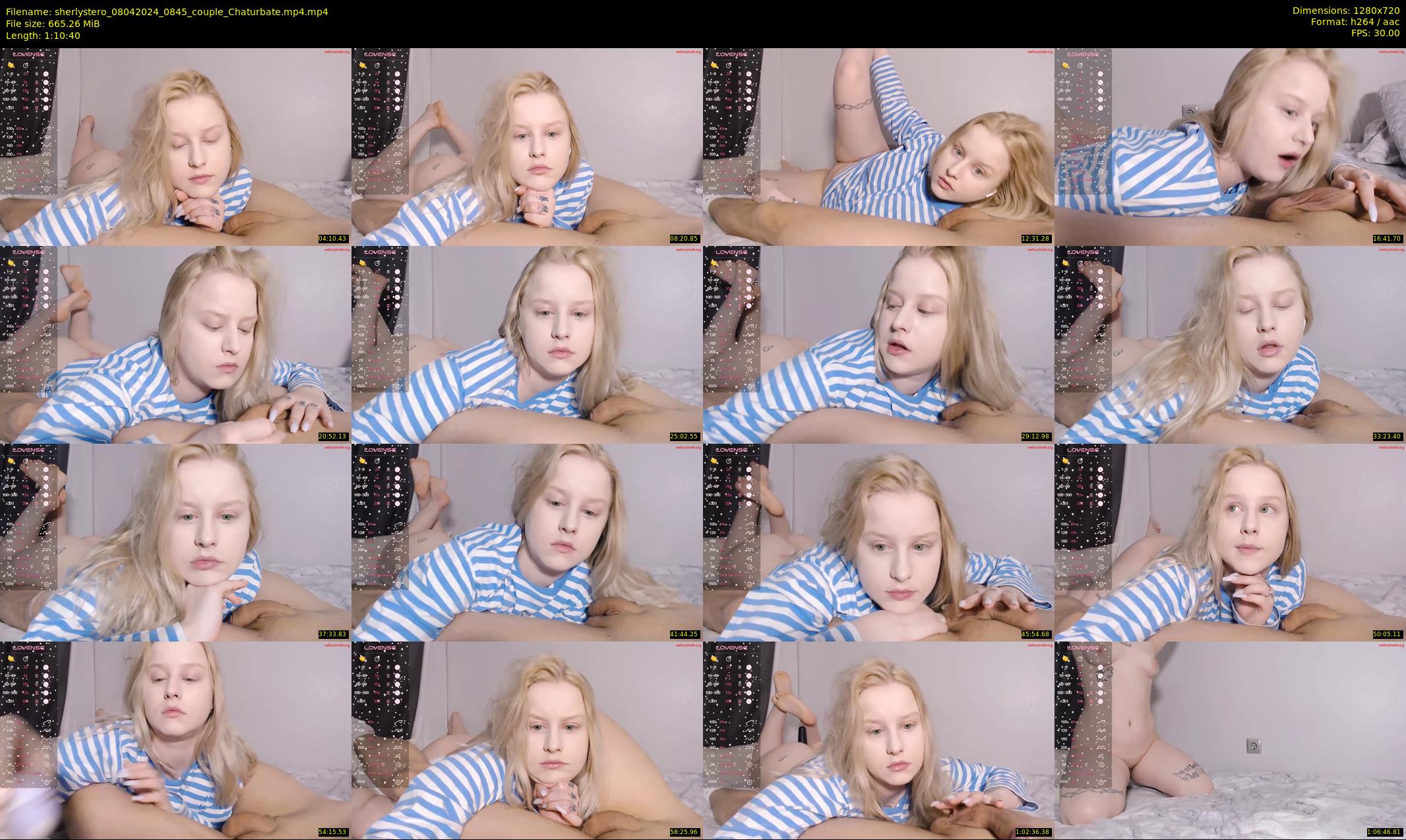 sherlystero — 71 minute Chaturbate couple cam show recording, 720p, Apr 8, 2024
