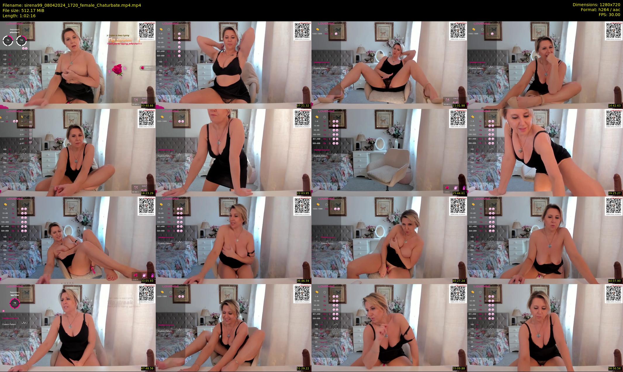 sirena99 — 63 minute Chaturbate female cam show recording, 720p, Apr 8, 2024
