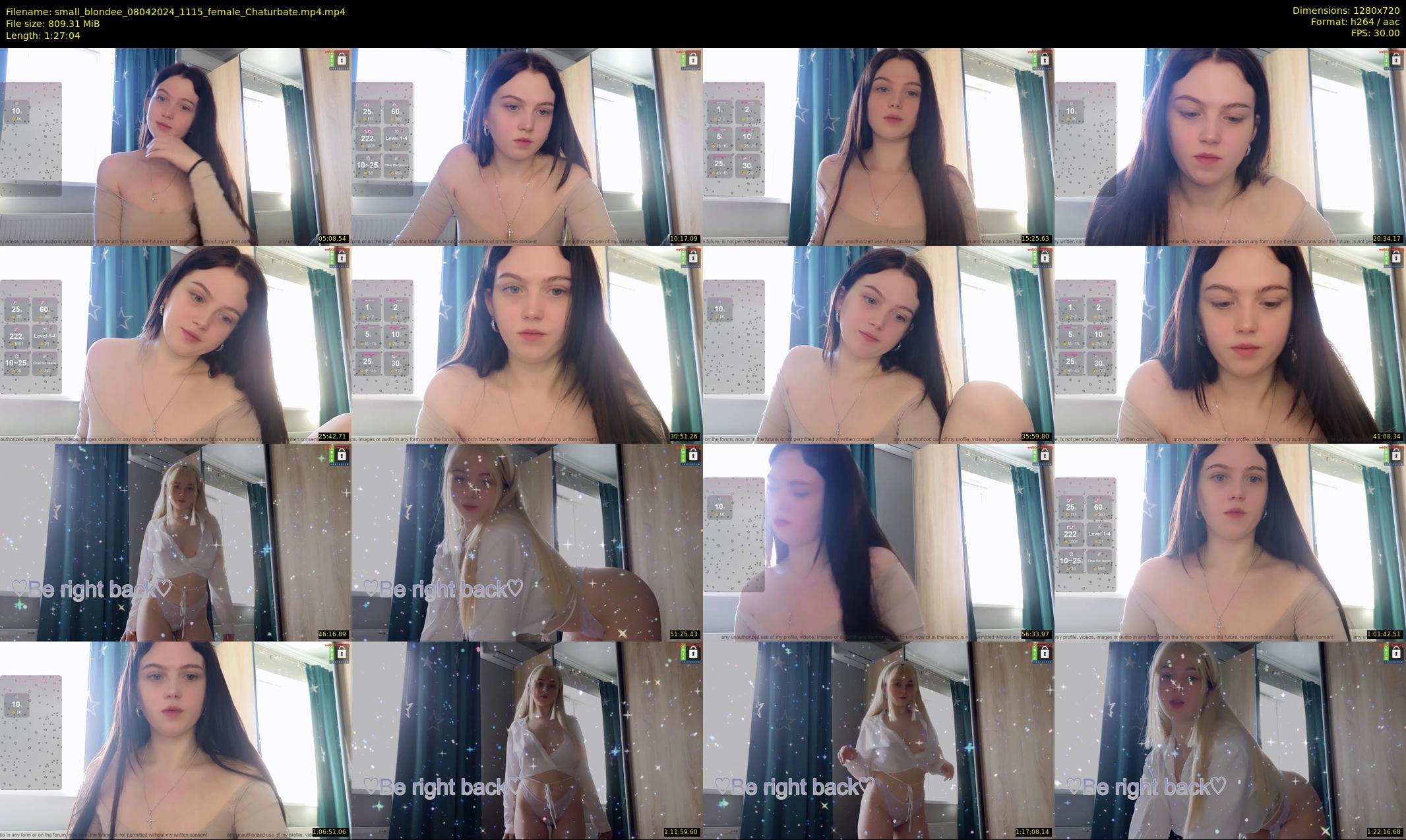 small_blondee — 88 minute Chaturbate female cam show recording, 720p, Apr 8, 2024
