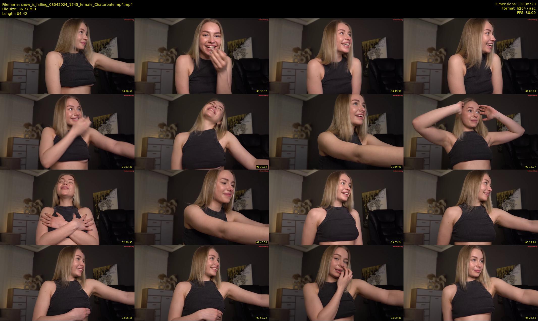 snow_is_falling — 5 minute Chaturbate female cam show recording, 720p, Apr 8, 2024