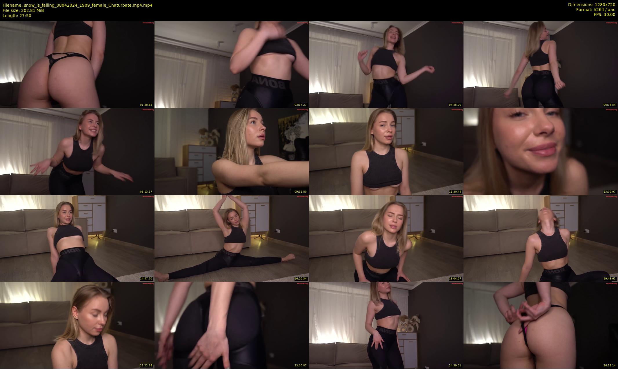 snow_is_falling — 28 minute Chaturbate female cam show recording, 720p, Apr 8, 2024