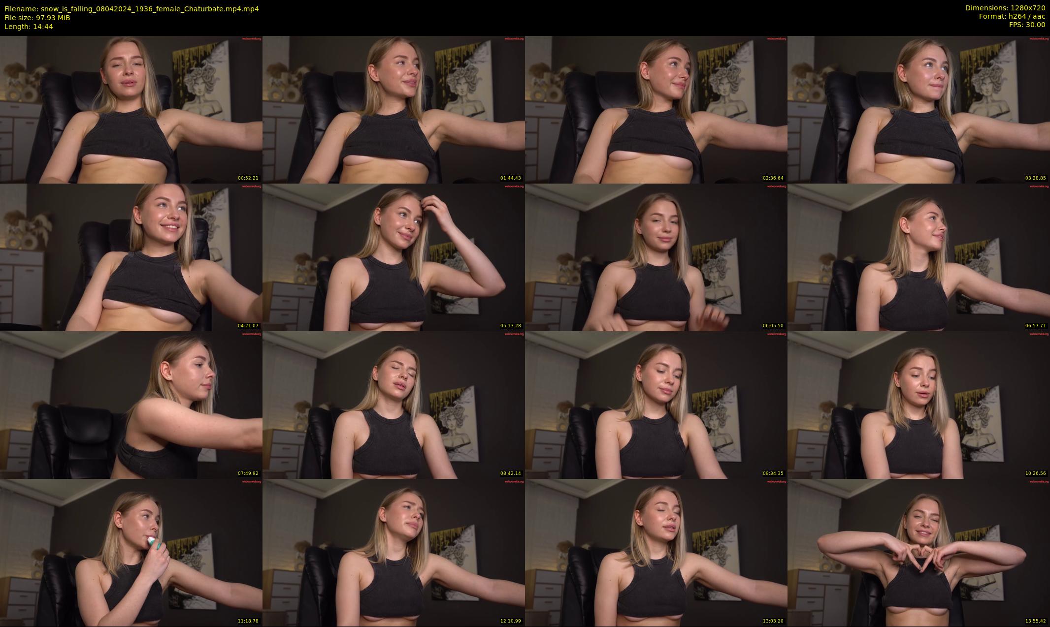 snow_is_falling — 15 minute Chaturbate female cam show recording, 720p, Apr 8, 2024