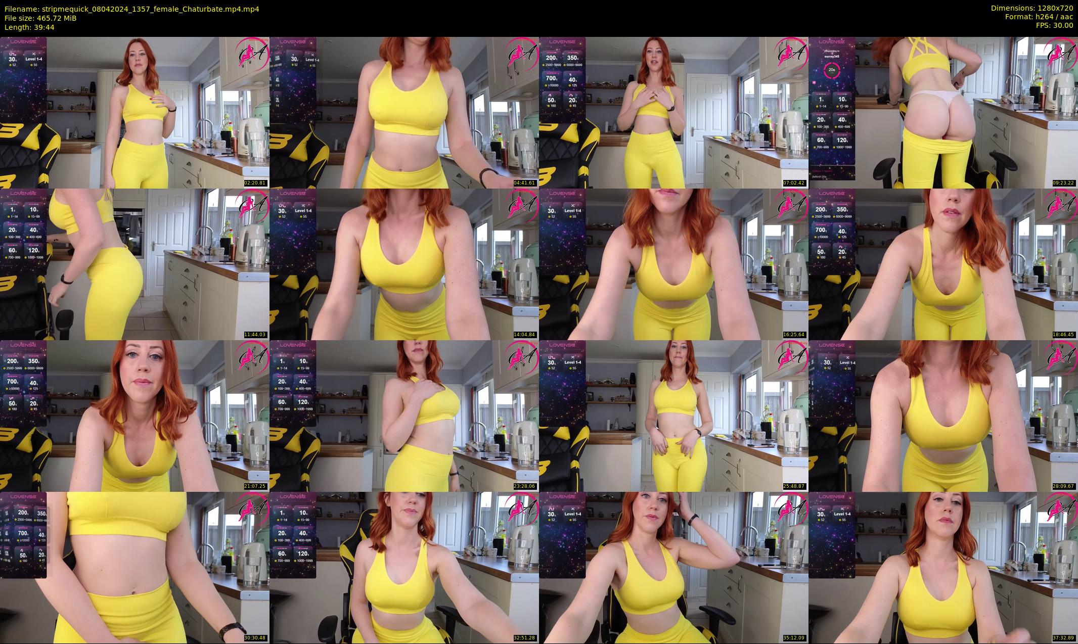 stripmequick — 40 minute Chaturbate female cam show recording, 720p, Apr 8, 2024