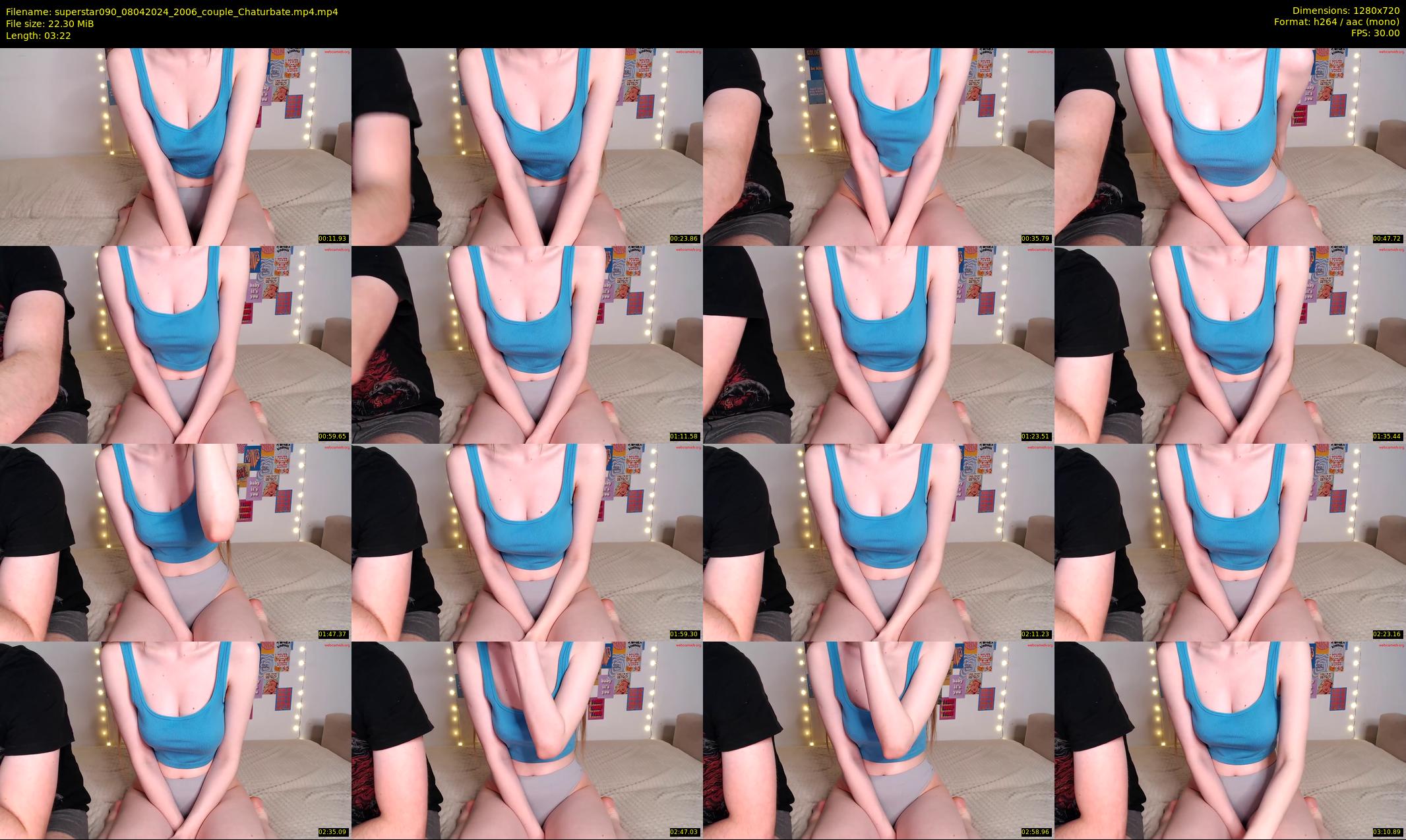 superstar090 — 4 minute Chaturbate couple cam show recording, 720p, Apr 8, 2024