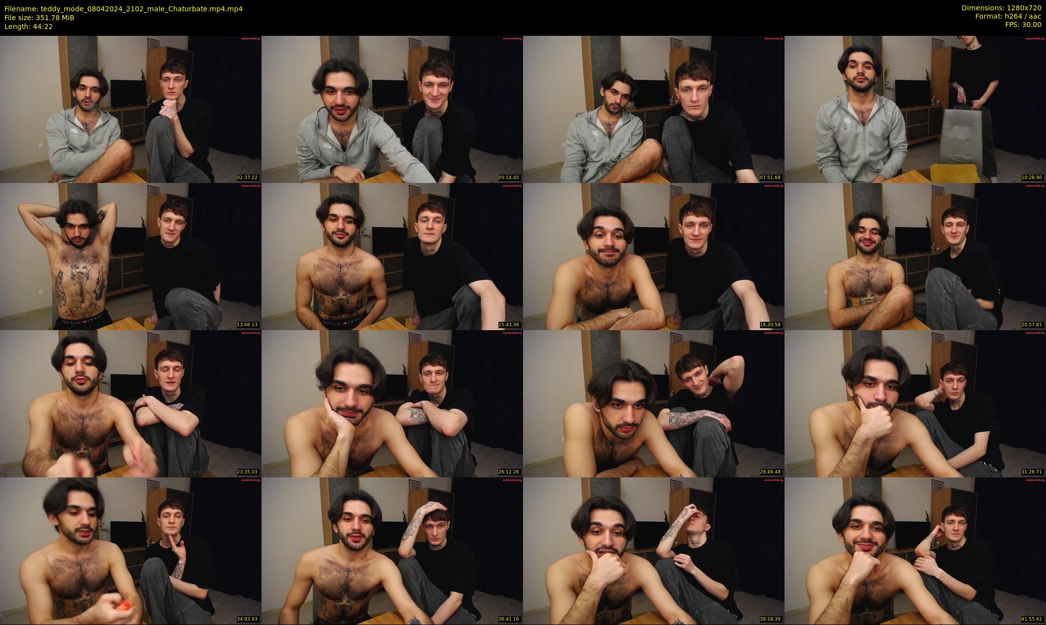 teddy_mode — 45 minute Chaturbate couple cam show recording, 720p, Apr 8, 2024