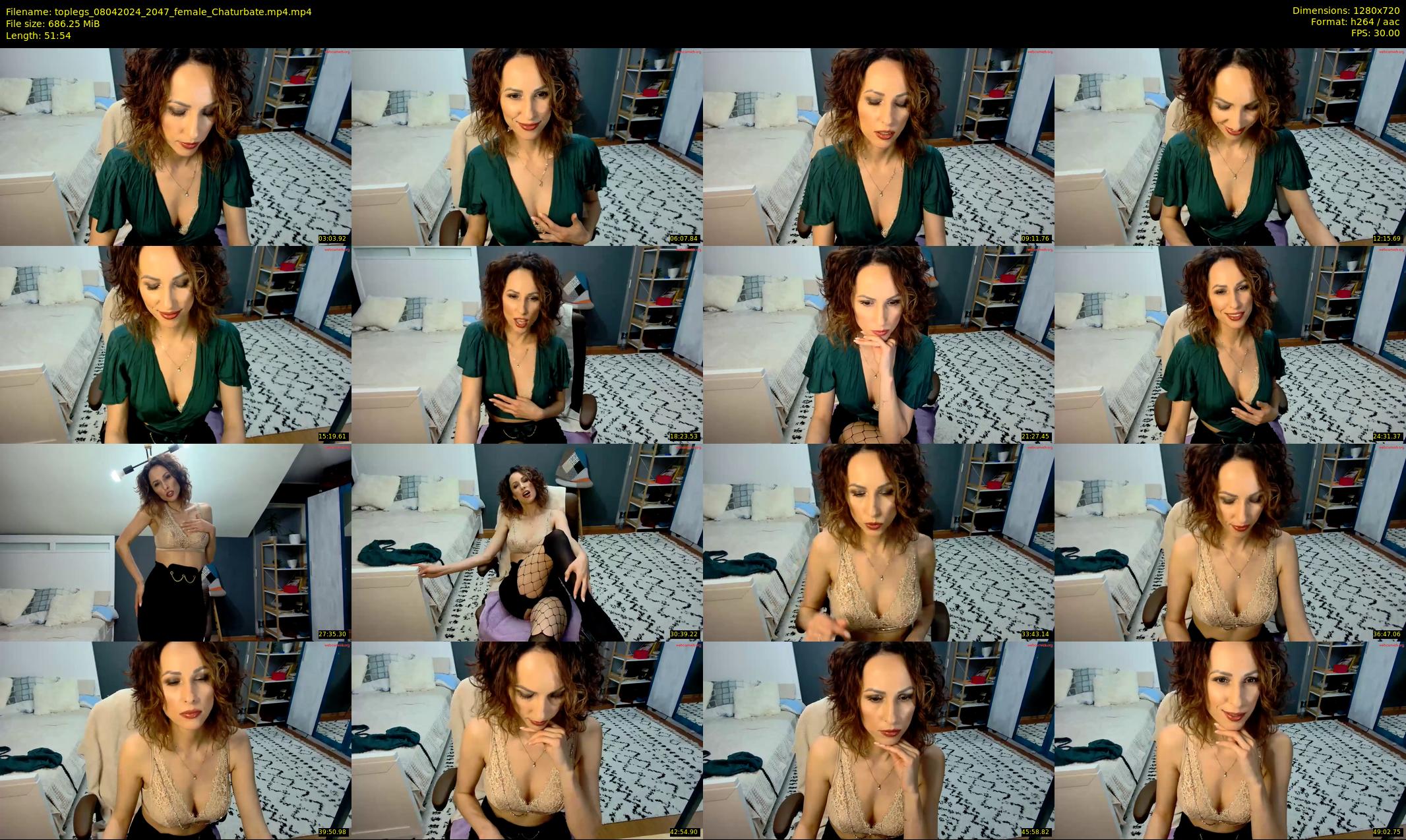 toplegs — 52 minute Chaturbate female cam show recording, 720p, Apr 8, 2024