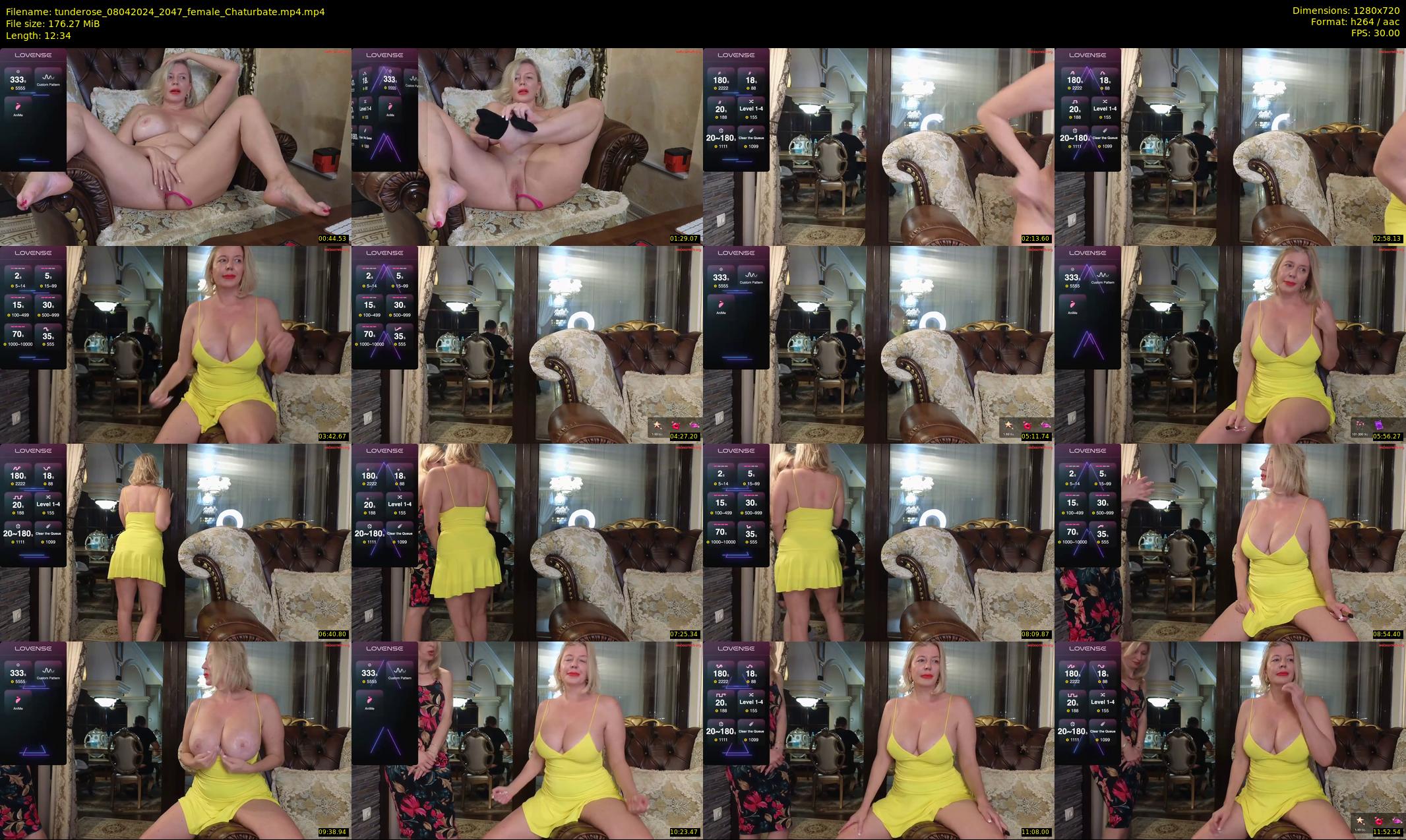 tunderose — 13 minute Chaturbate female cam show recording, 720p, Apr 8, 2024