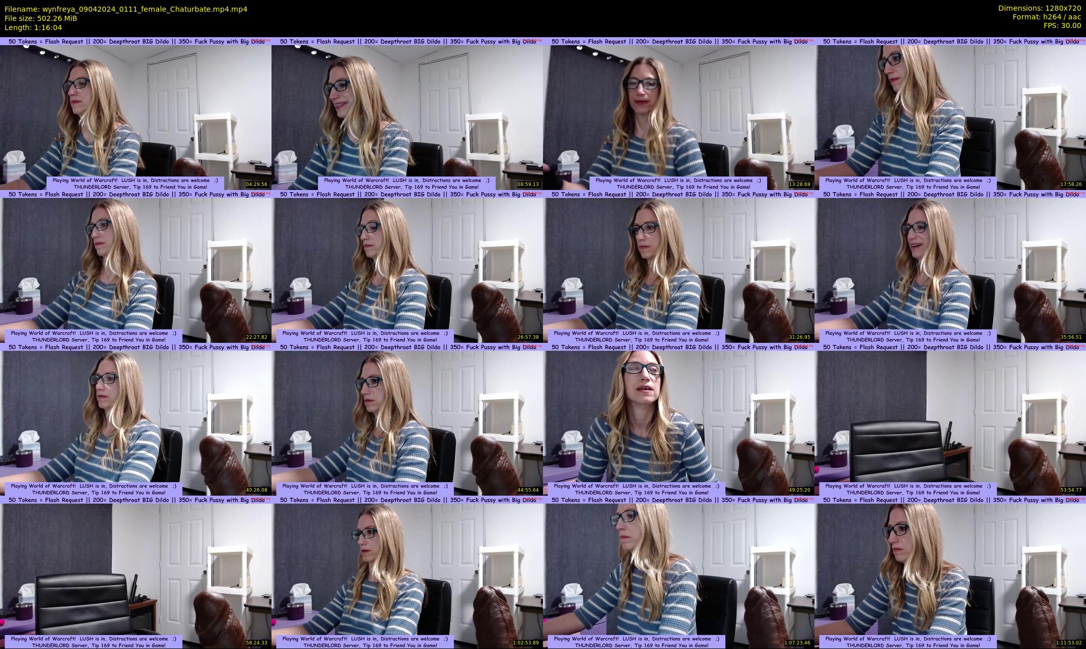 wynfreya — 77 minute Chaturbate female cam show recording, 720p, Apr 9, 2024