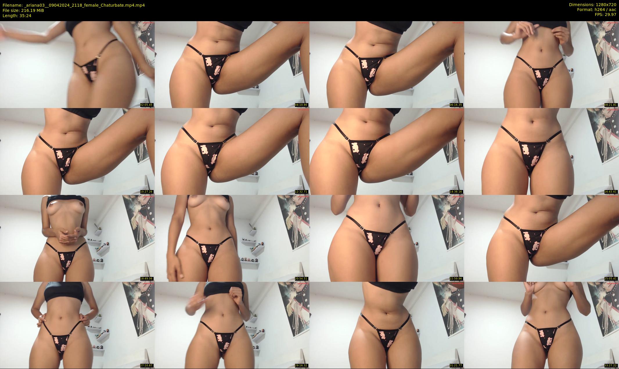 _ariana03_ — 36 minute Chaturbate female cam show recording, 720p, Apr 9, 2024
