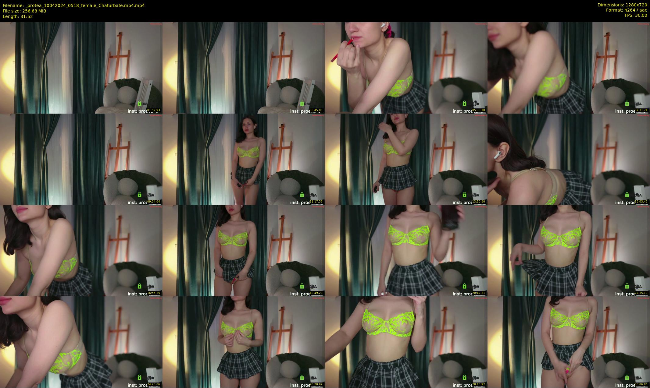 _protea — 32 minute Chaturbate female cam show recording, 720p, Apr 10, 2024