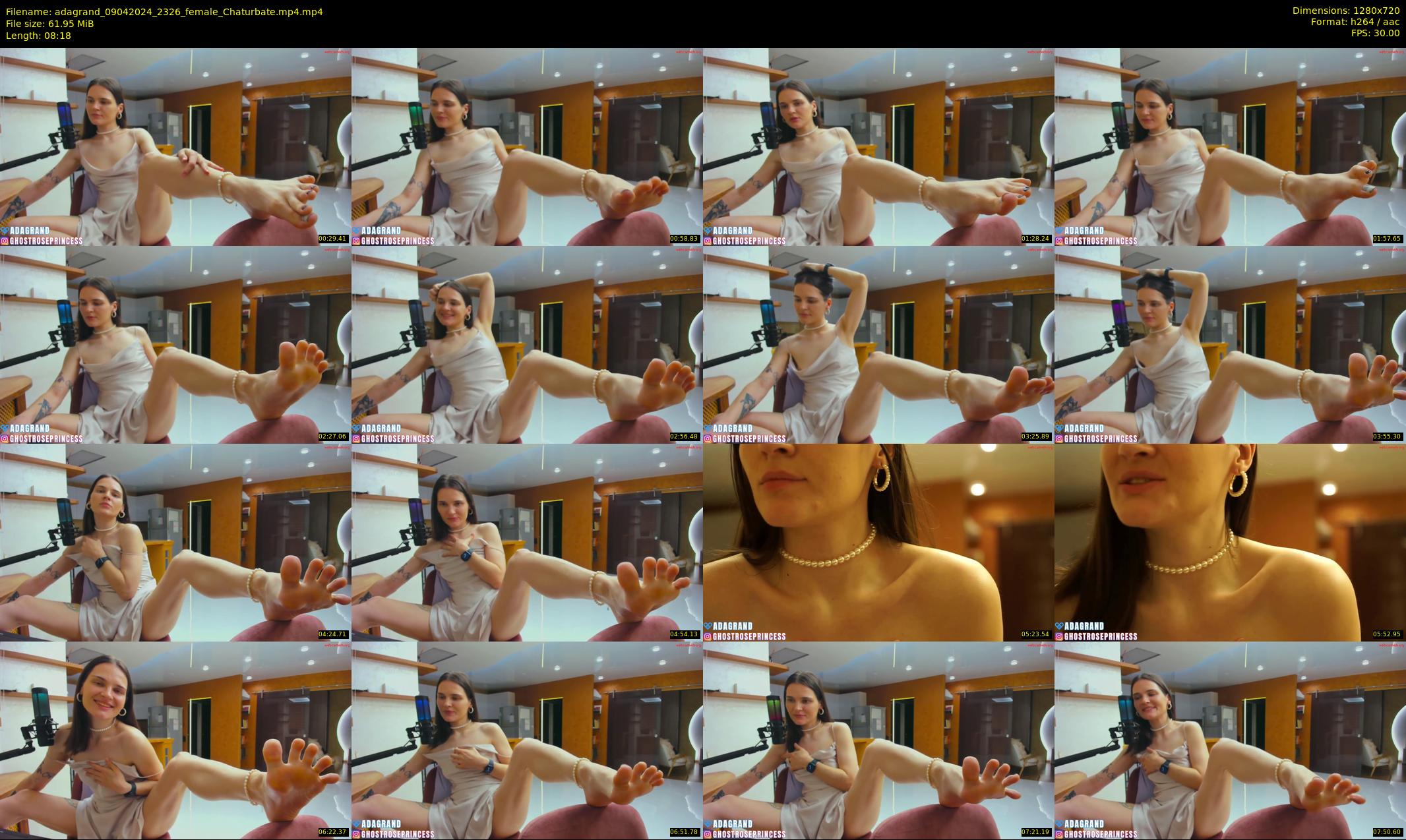 adagrand — 9 minute Chaturbate female cam show recording, 720p, Apr 9, 2024
