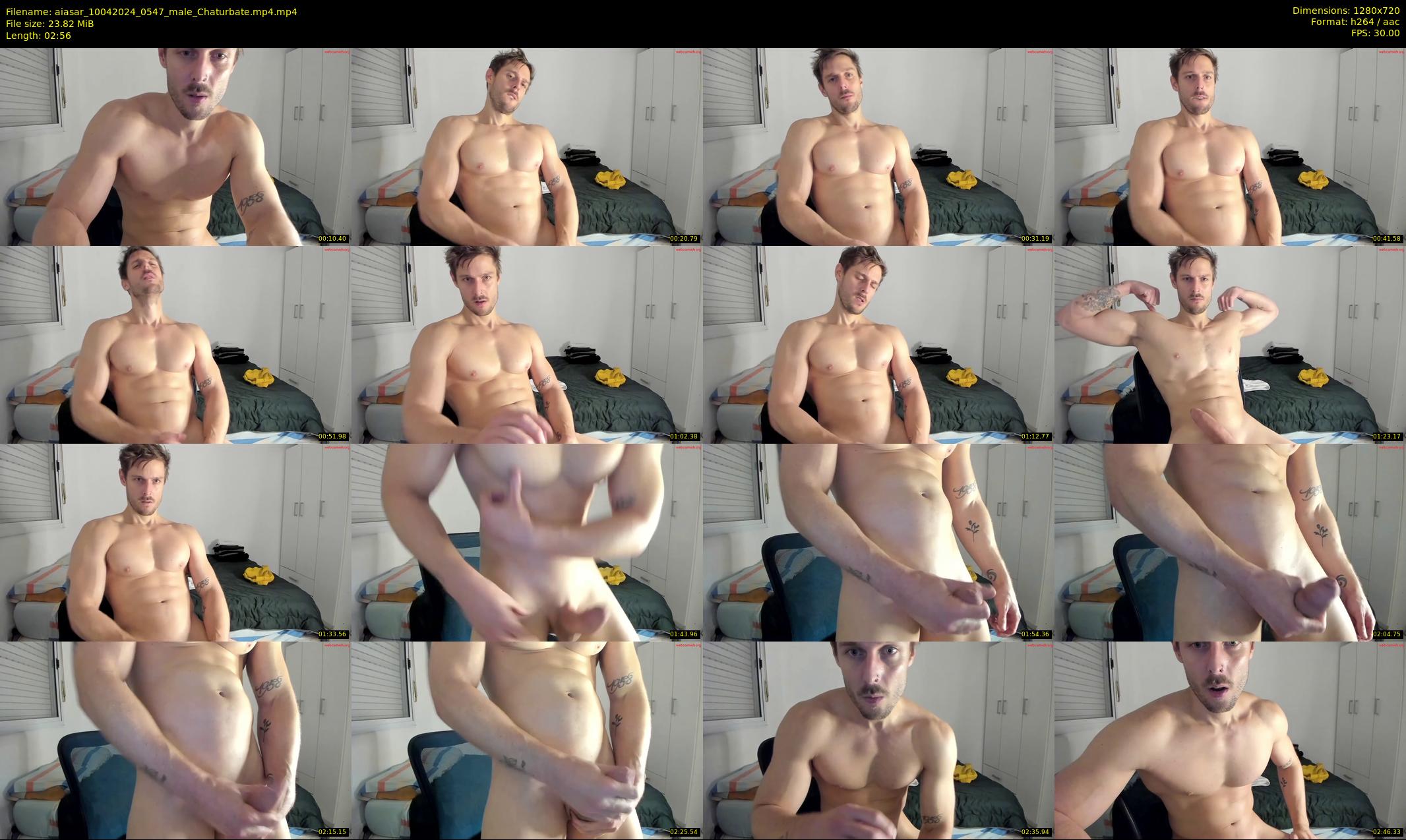 aiasar — 3 minute Chaturbate male cam show recording, 720p, Apr 10, 2024