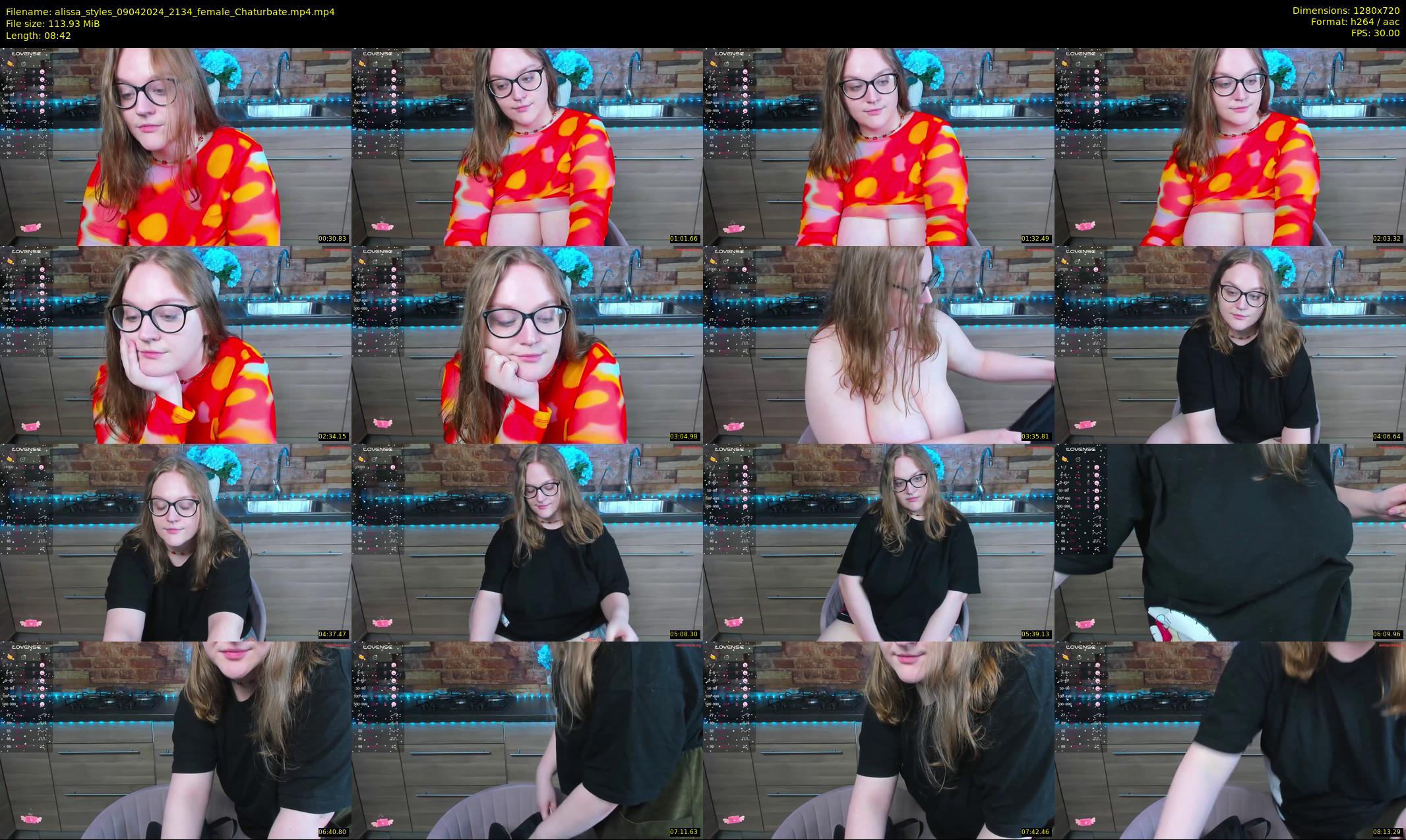 alissa_styles — 9 minute Chaturbate female cam show recording, 720p, Apr 9, 2024