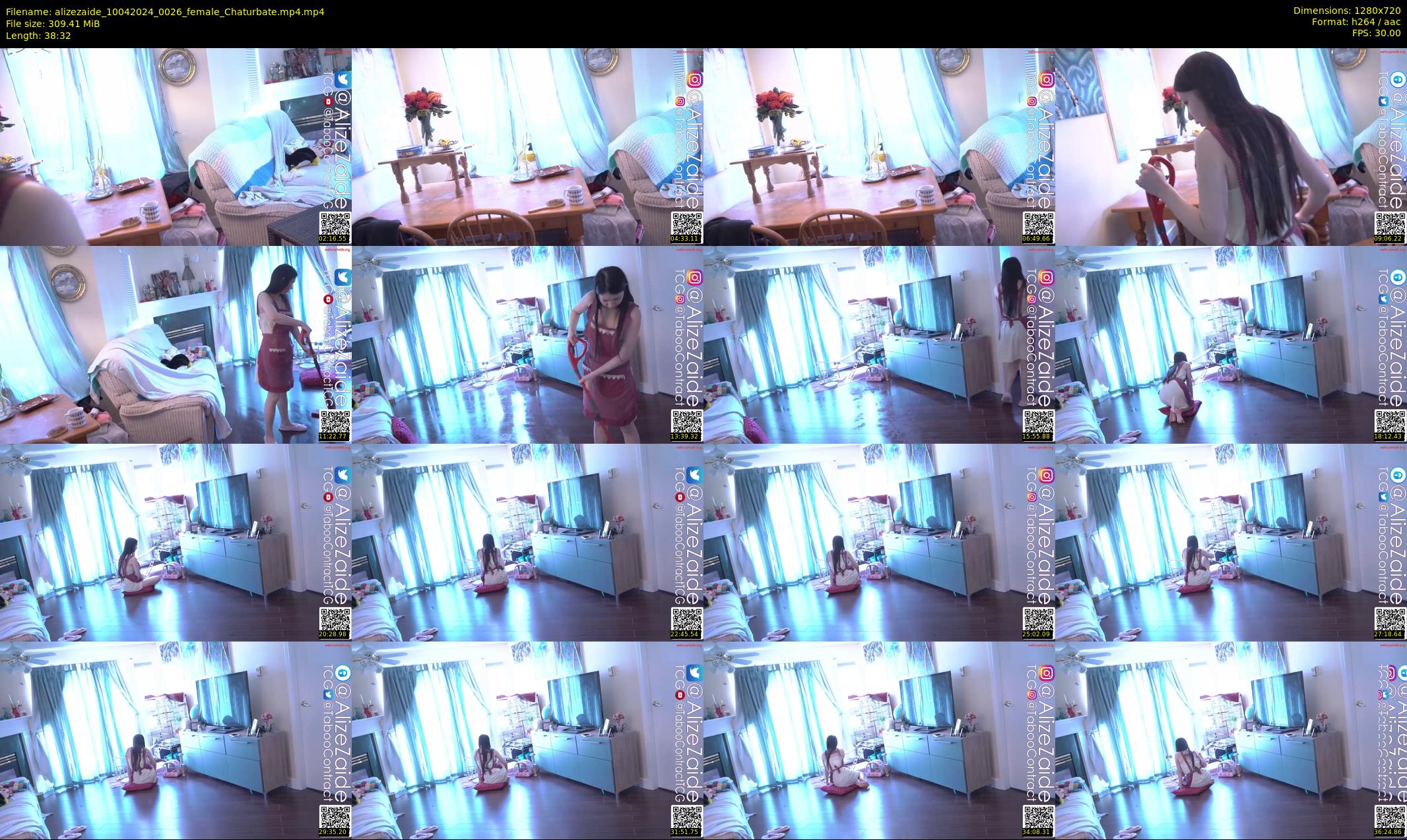 alizezaide — 39 minute Chaturbate female cam show recording, 720p, Apr 10, 2024