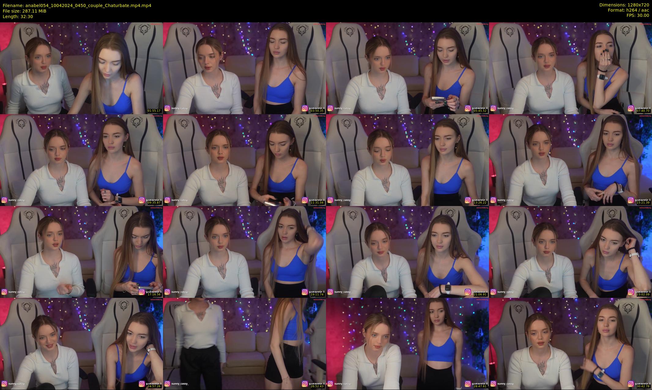 anabel054 — 33 minute Chaturbate female cam show recording, 720p, Apr 10, 2024