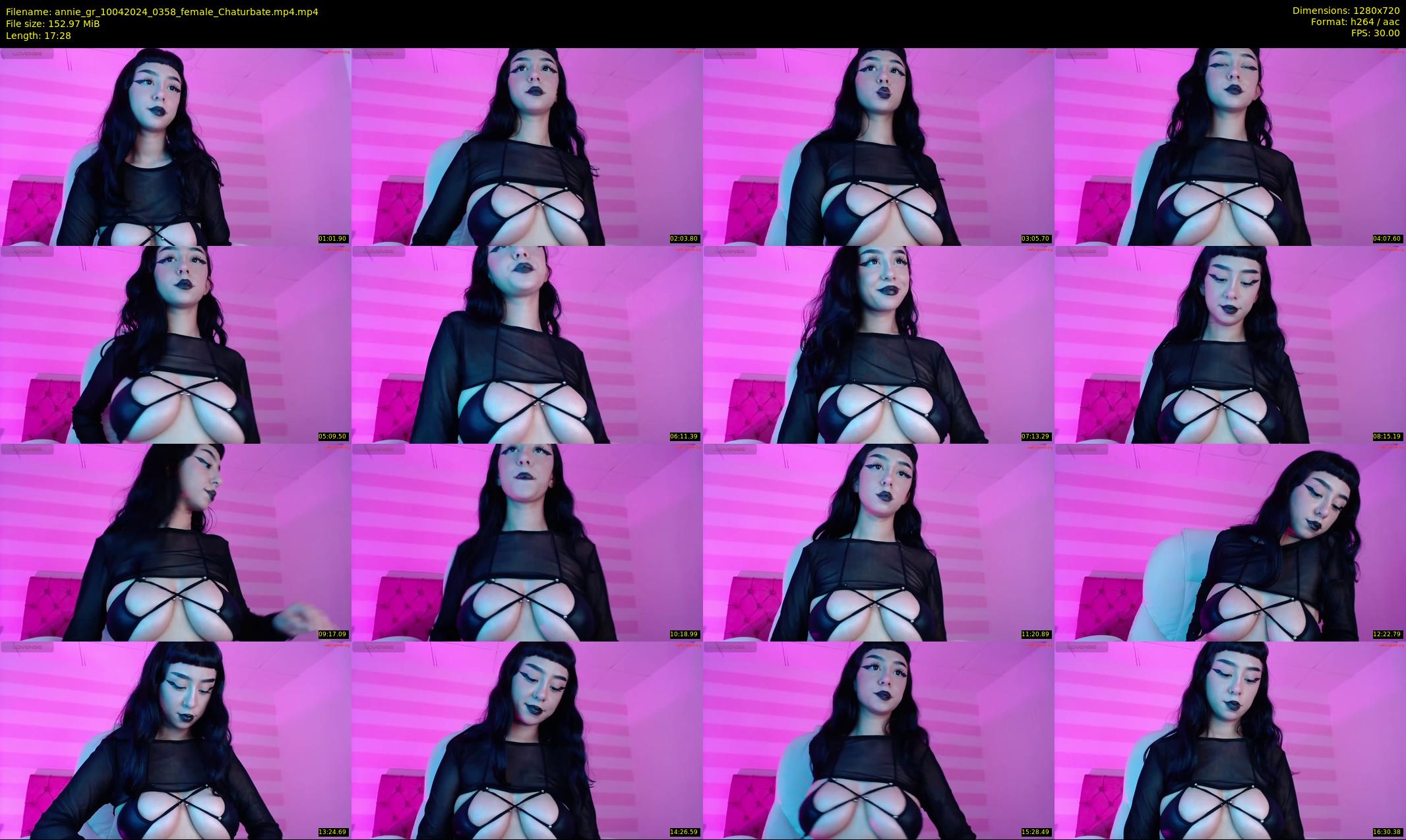 annie_gr — 18 minute Chaturbate female cam show recording, 720p, Apr 10, 2024