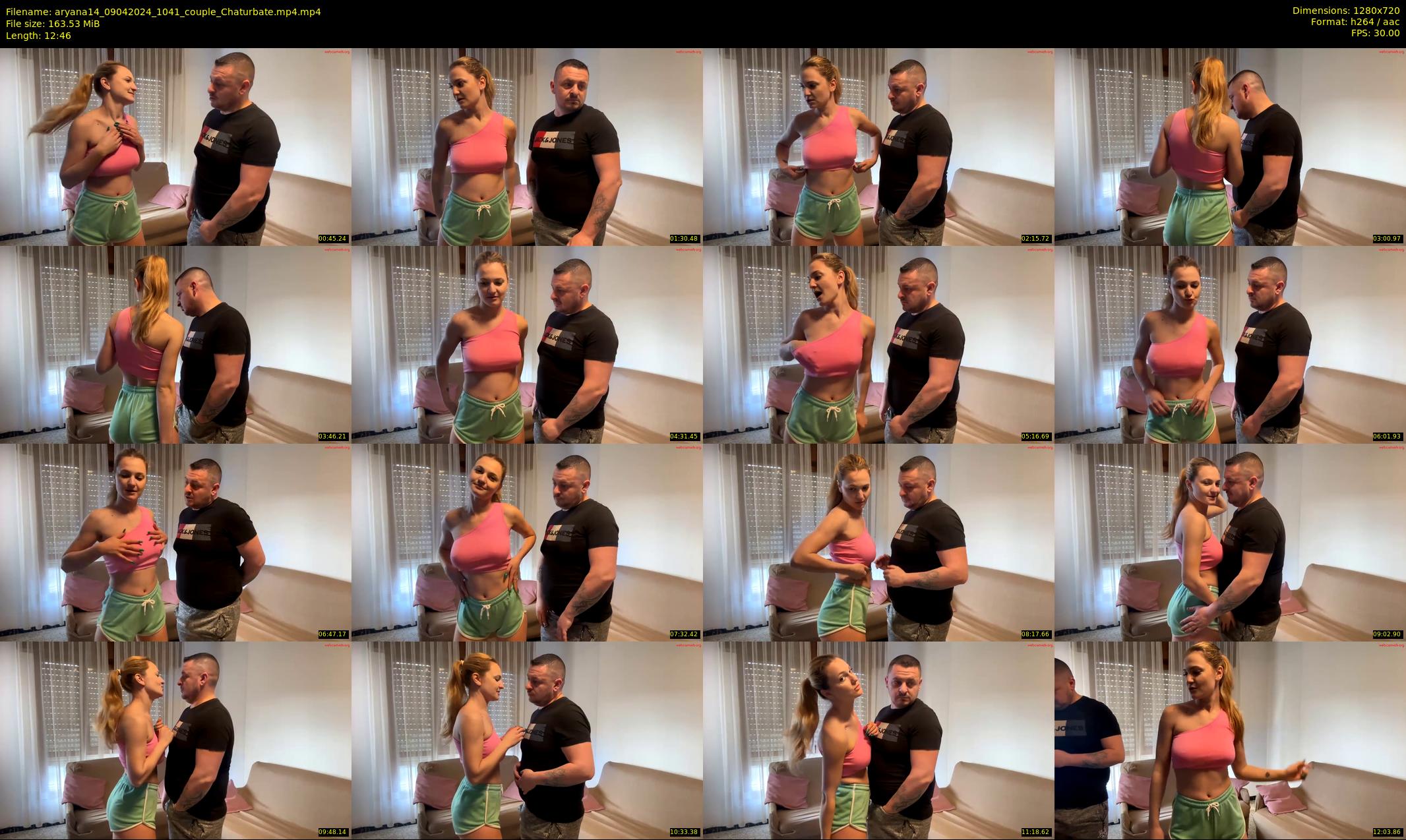 aryana14 — 13 minute Chaturbate couple cam show recording, 720p, Apr 9, 2024