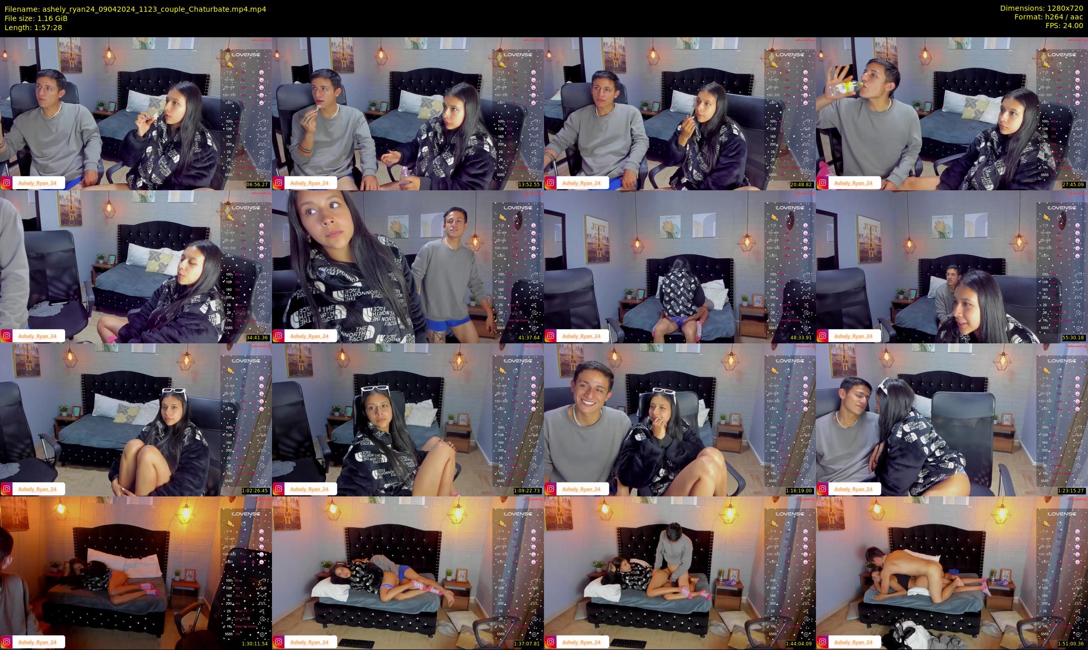 ashely_ryan24 — 118 minute Chaturbate couple cam show recording, 720p, Apr 9, 2024