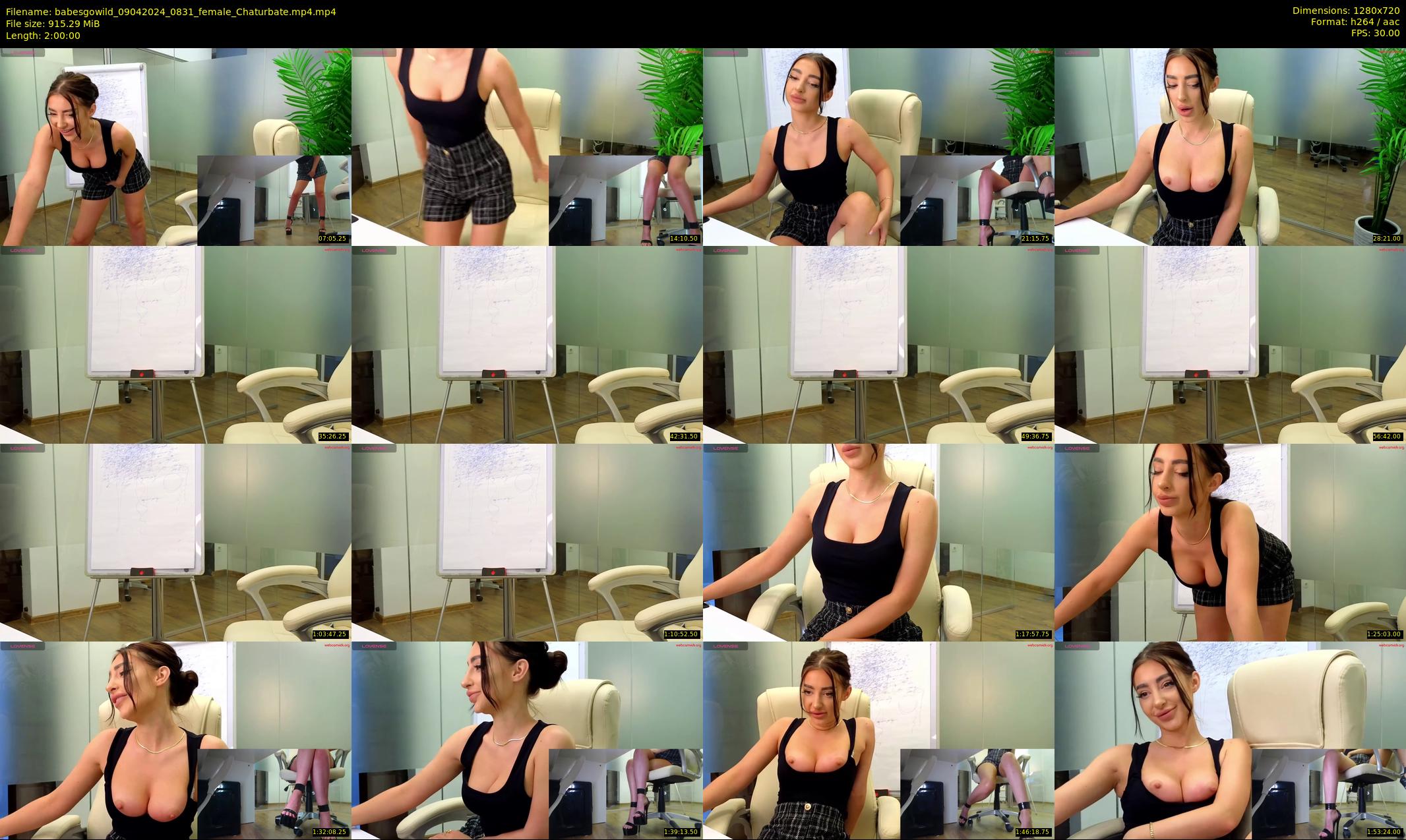 babesgowild — 120 minute Chaturbate couple cam show recording, 720p, Apr 9, 2024