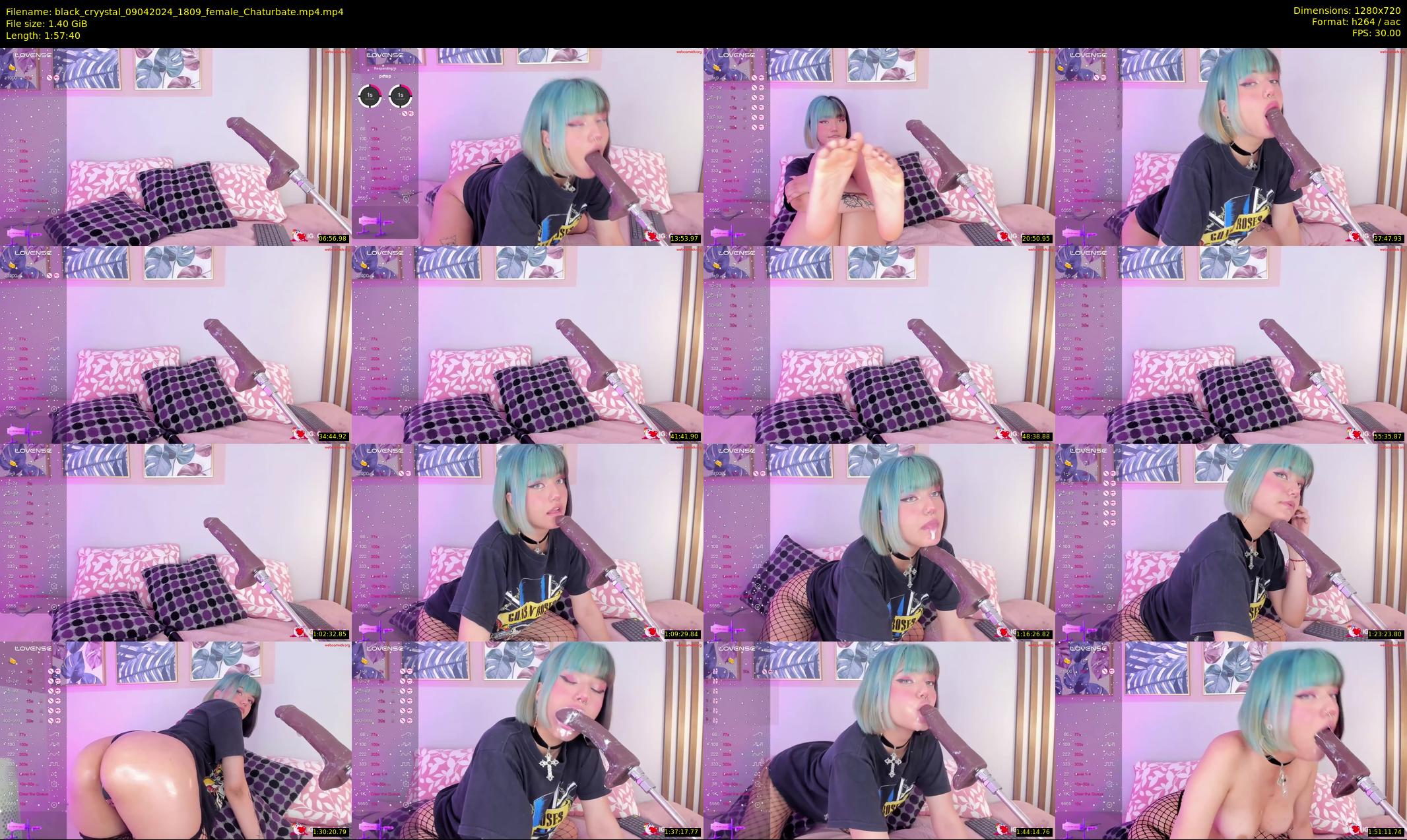 black_cryystal — 118 minute Chaturbate female cam show recording, 720p, Apr 9, 2024