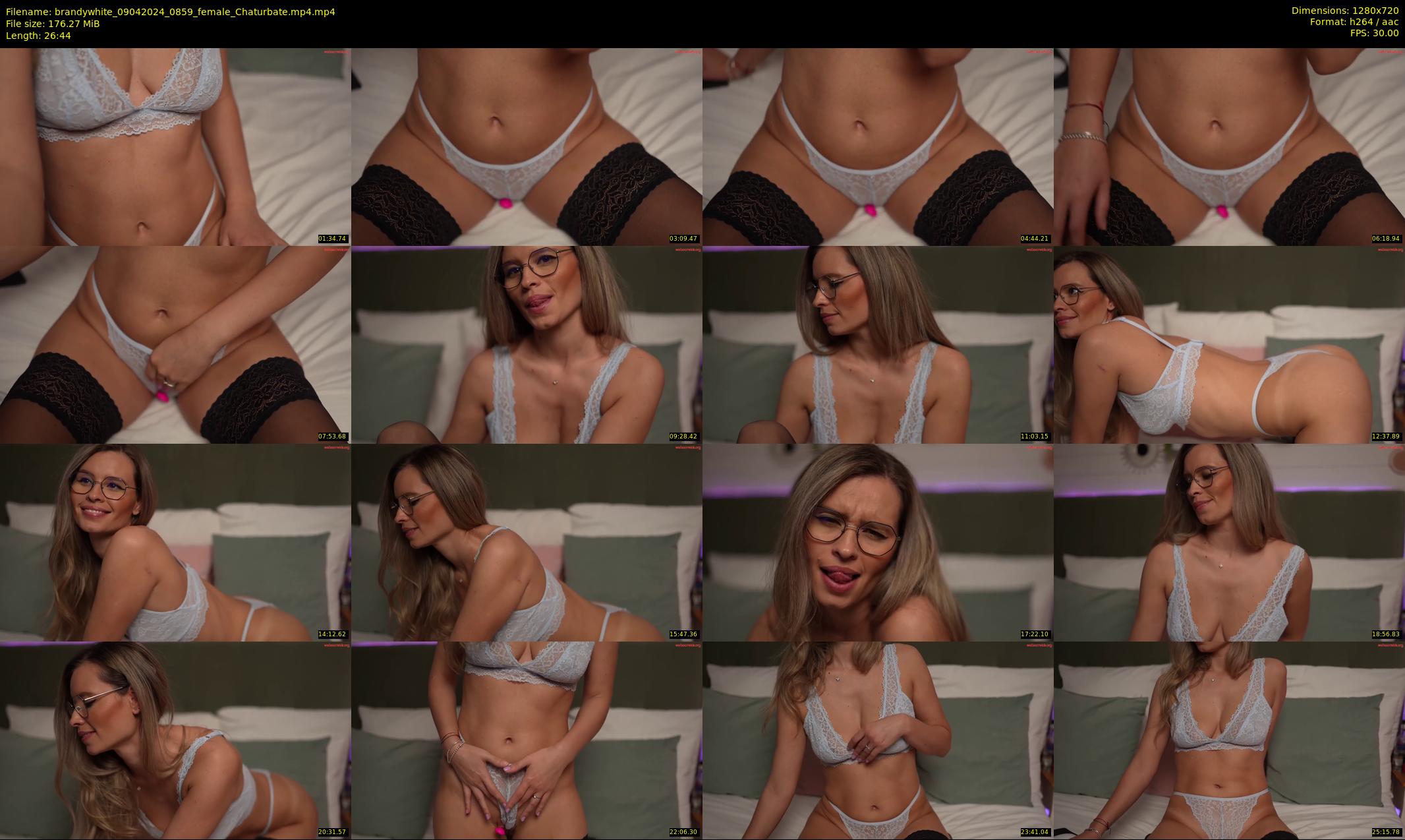 brandywhite — 27 minute Chaturbate female cam show recording, 720p, Apr 9, 2024