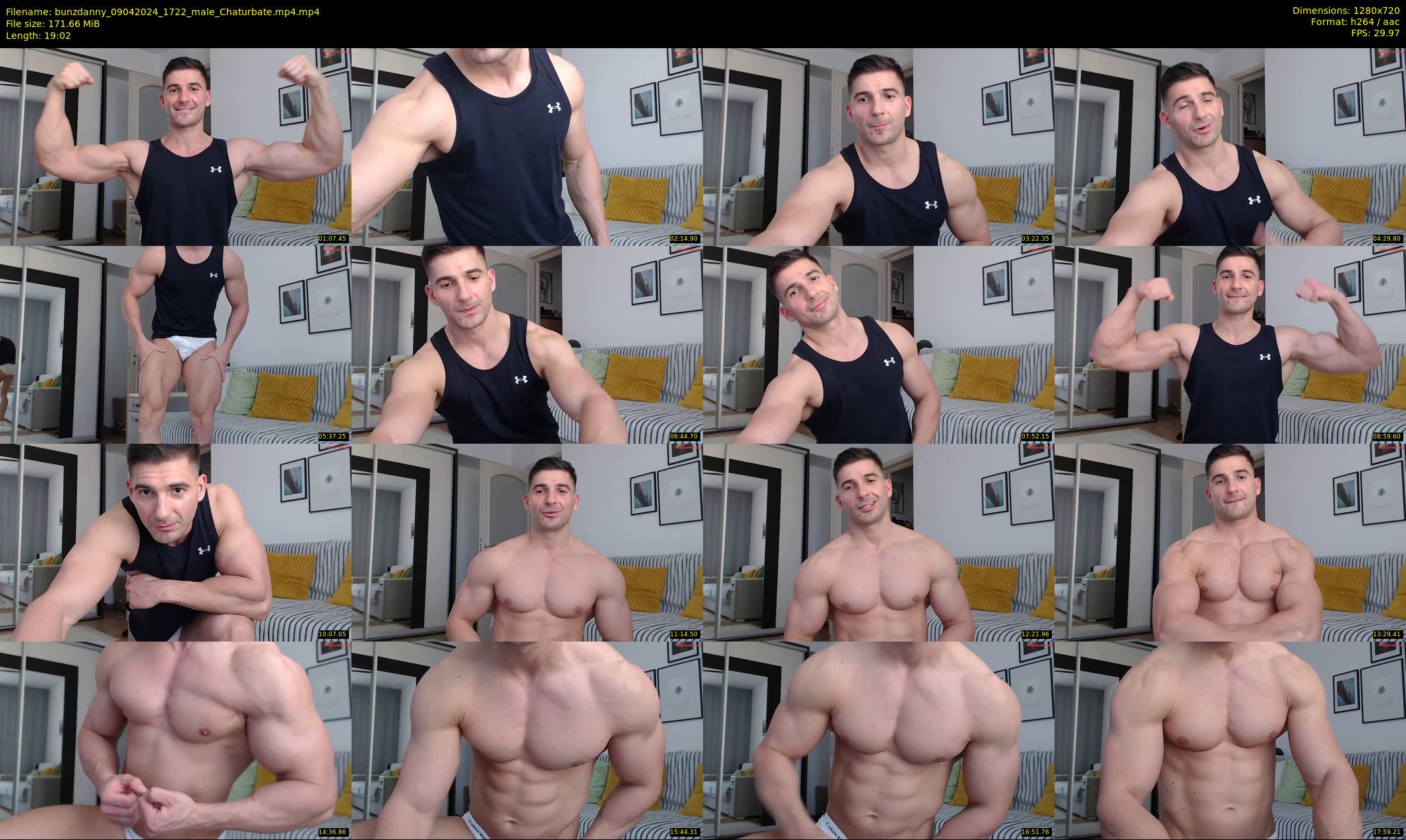 bunzdanny — 20 minute Chaturbate male cam show recording, 720p, Apr 9, 2024