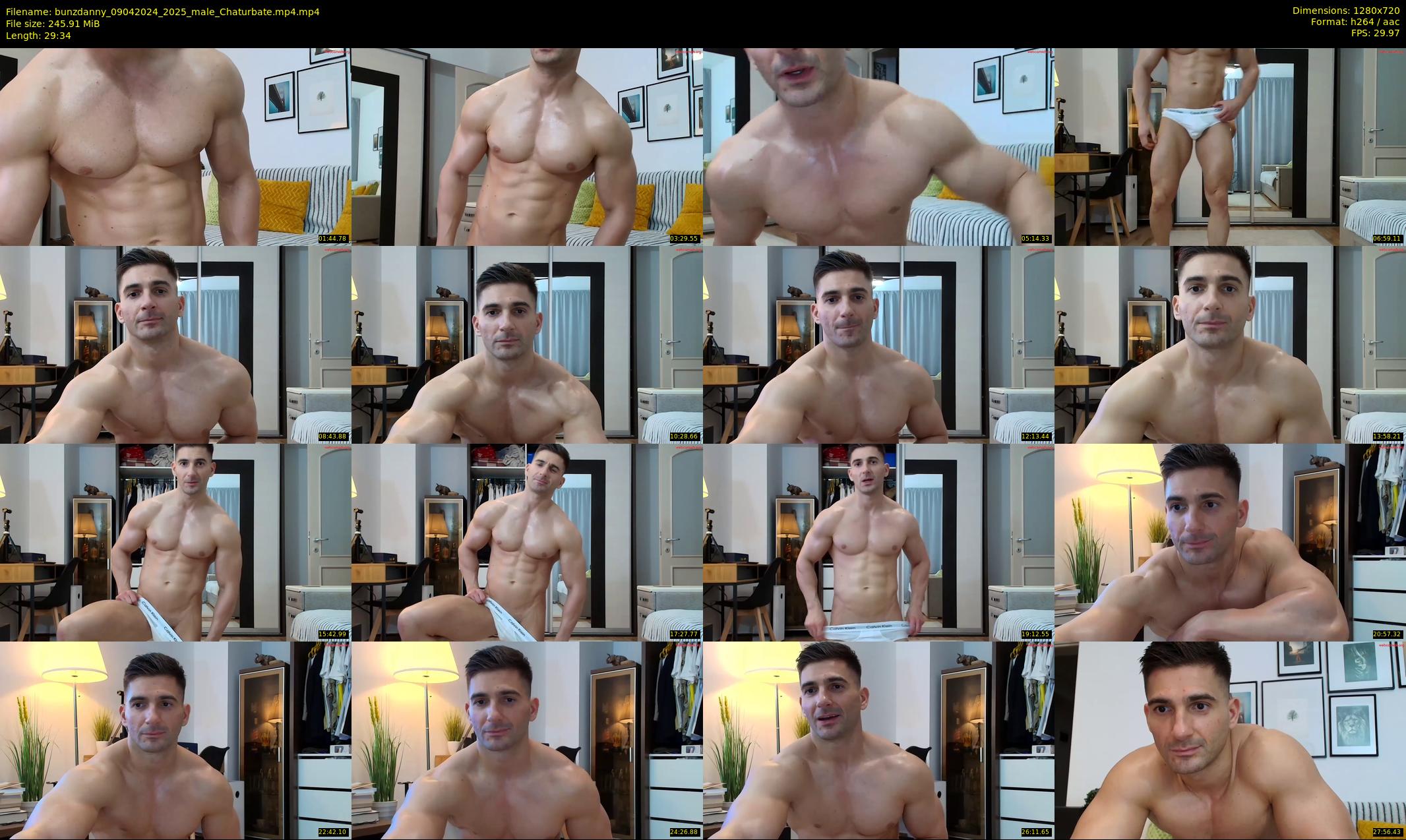 bunzdanny — 30 minute Chaturbate male cam show recording, 720p, Apr 9, 2024