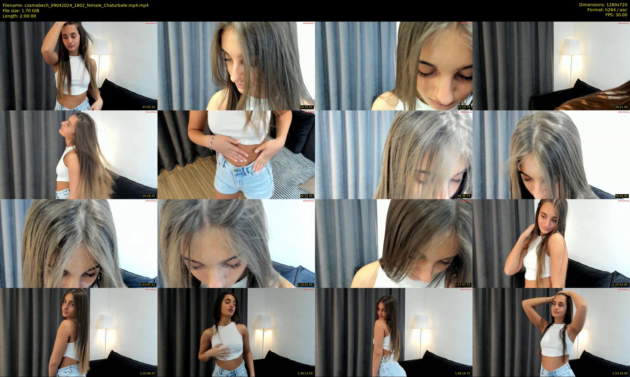 czamabech — 120 minute Chaturbate female cam show recording, 720p, Apr 9, 2024