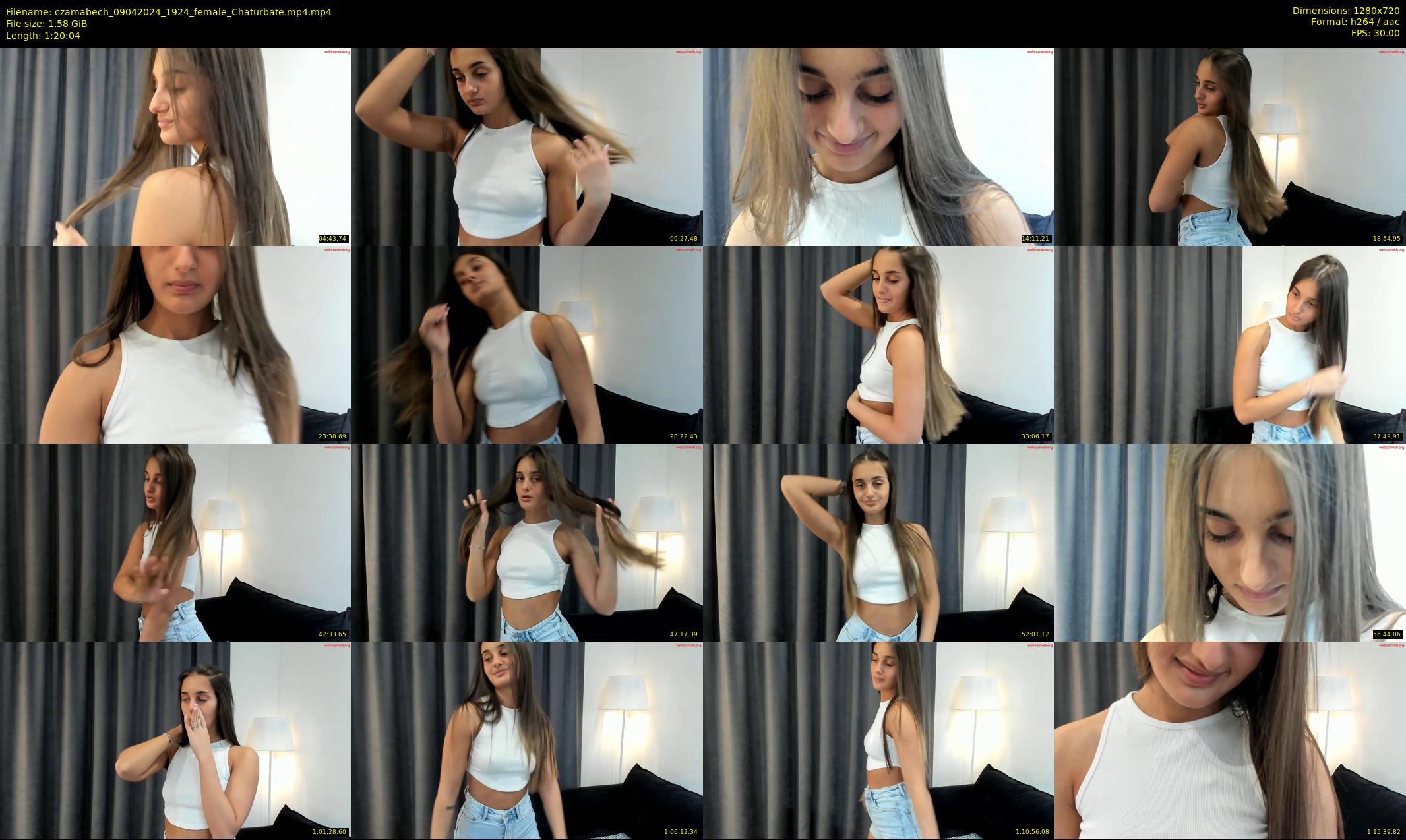 czamabech — 81 minute Chaturbate female cam show recording, 720p, Apr 9, 2024