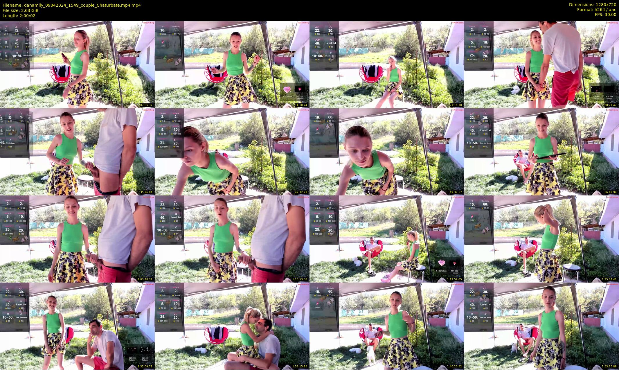 danamily — 121 minute Chaturbate female cam show recording, 720p, Apr 9, 2024