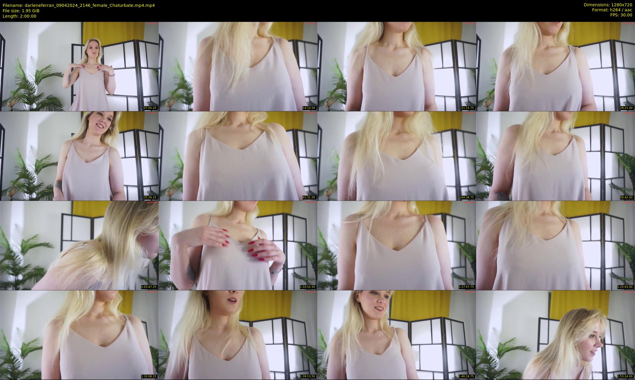 darleneferran — 120 minute Chaturbate female cam show recording, 720p, Apr 9, 2024