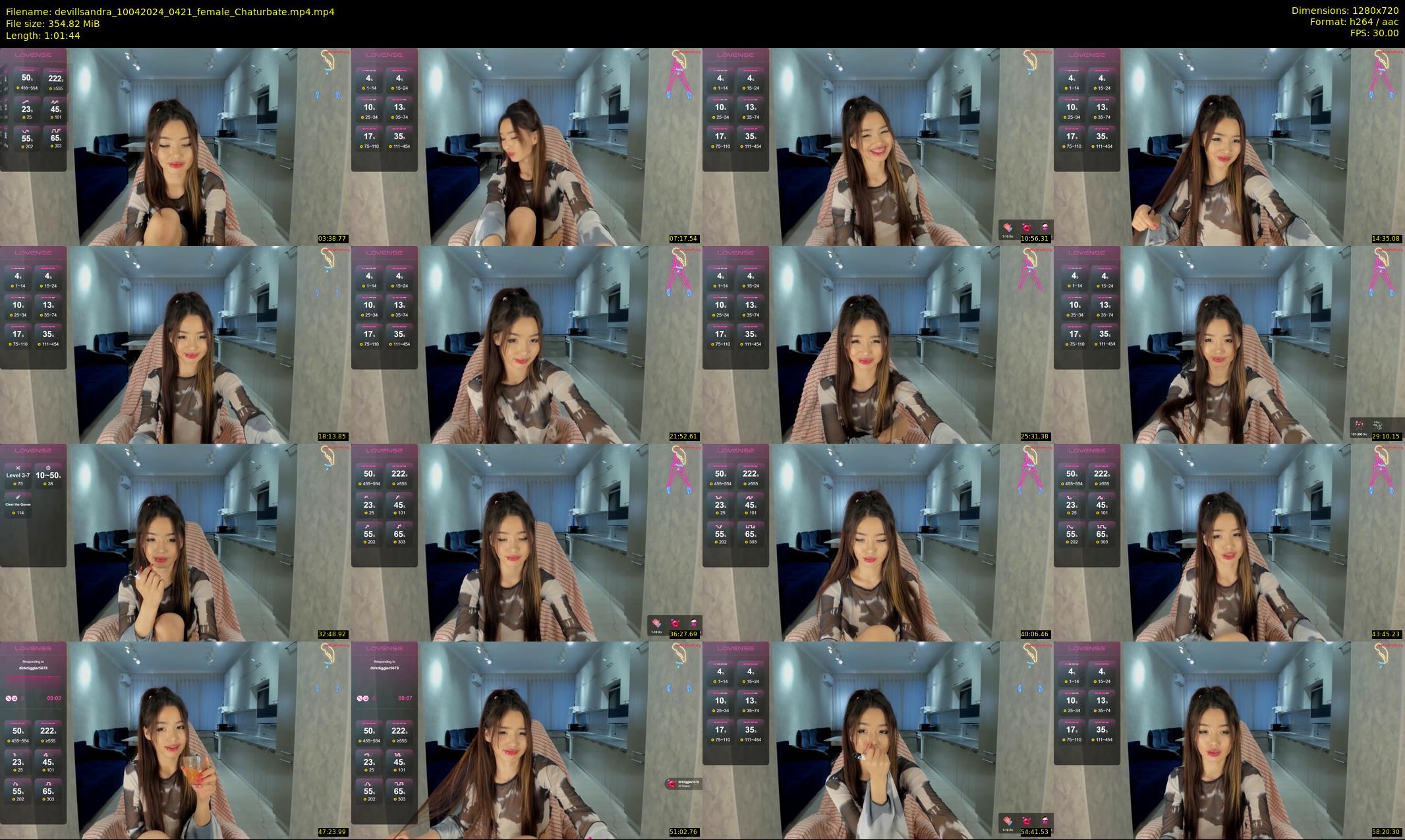 devillsandra — 62 minute Chaturbate female cam show recording, 720p, Apr 10, 2024
