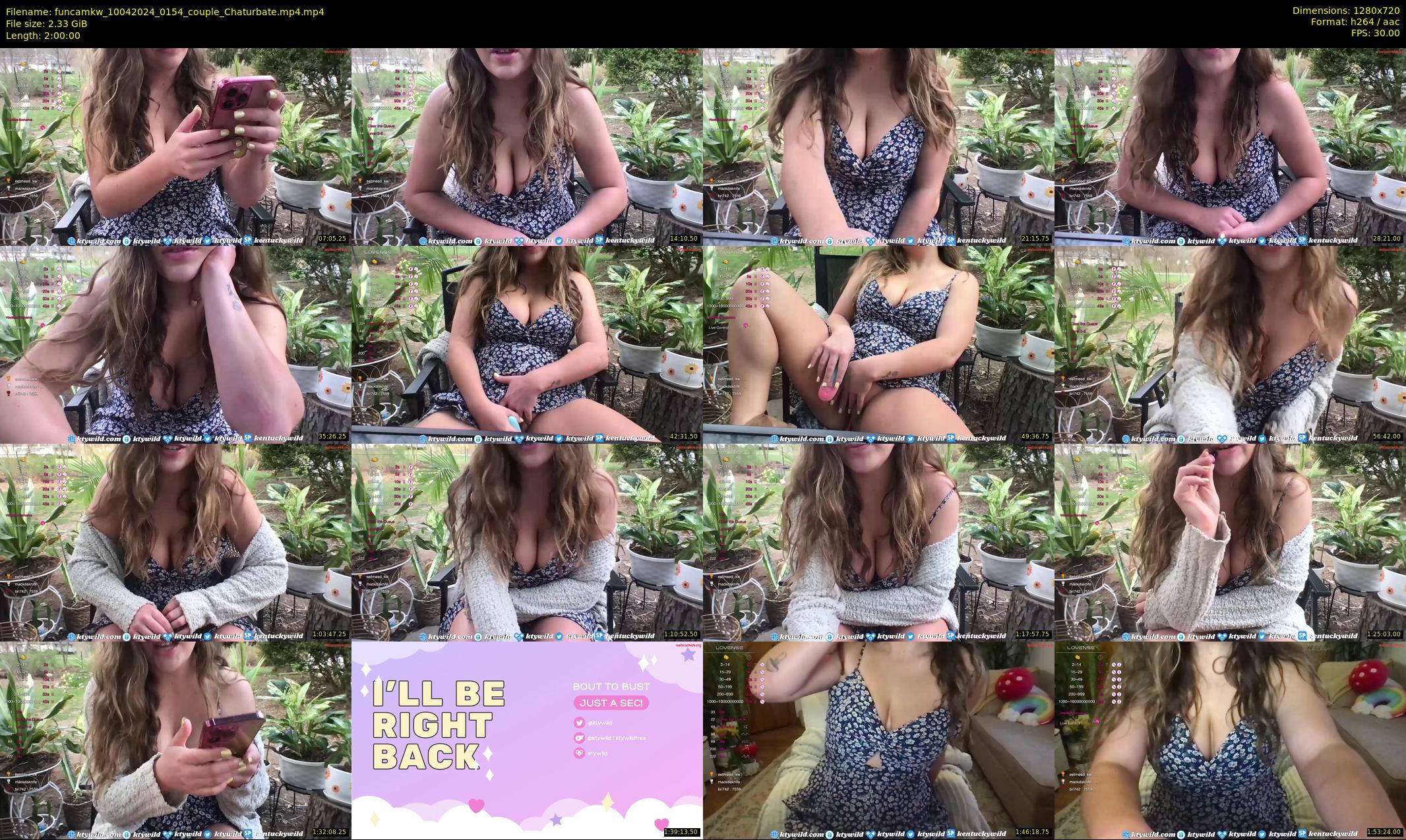 funcamkw — 120 minute Chaturbate female cam show recording, 720p, Apr 10, 2024